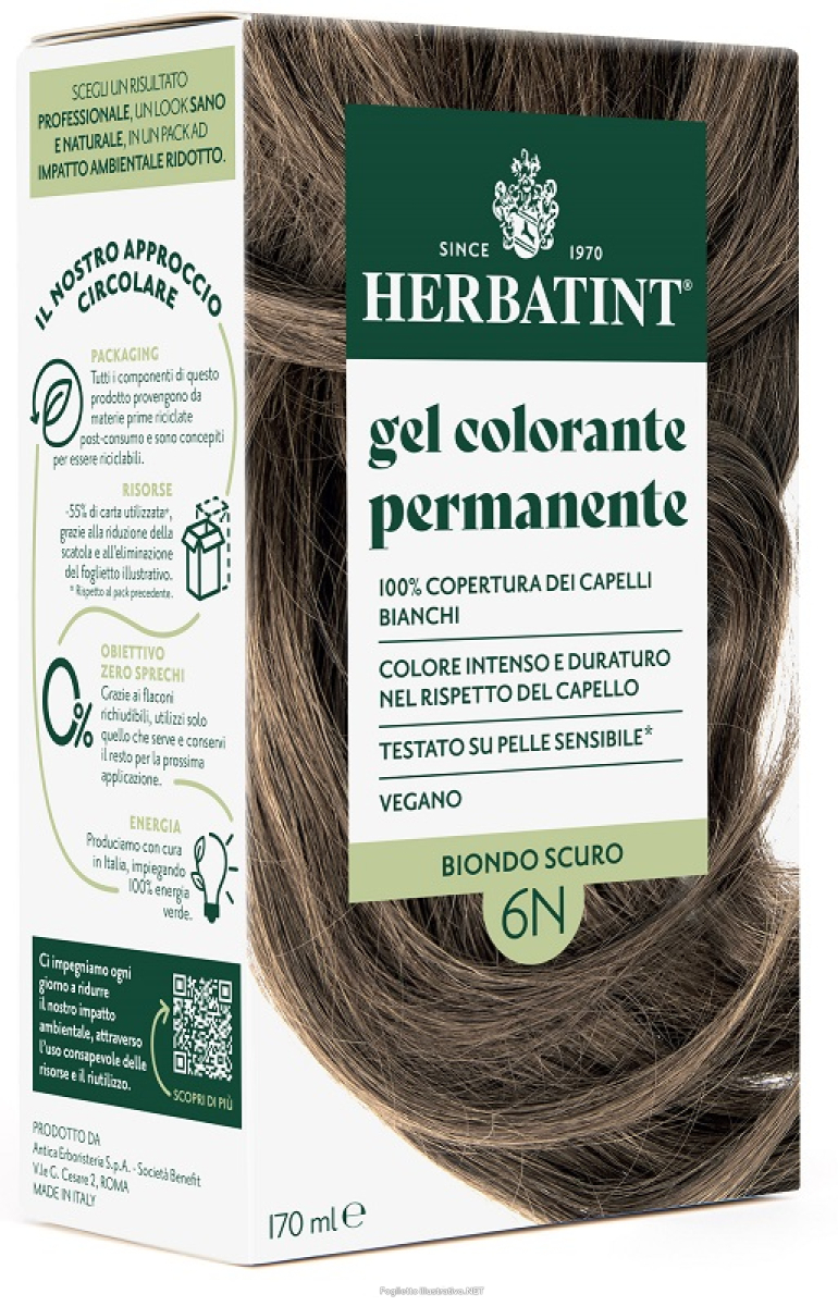 Trova prezzi di herbatint 6n biondo scuro 170 ml e compra online