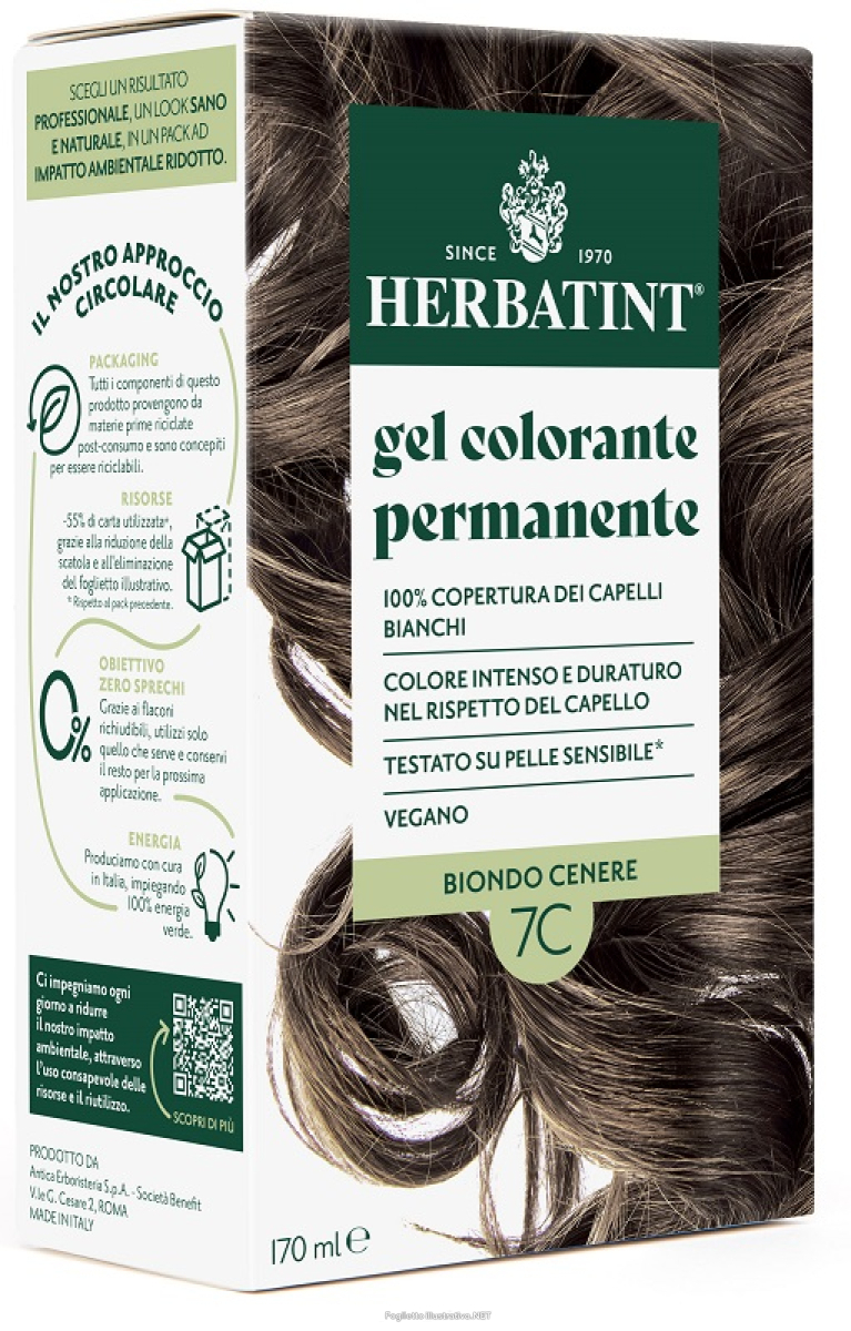 Trova prezzi di herbatint 7c biondo cenere 170 ml e compra online