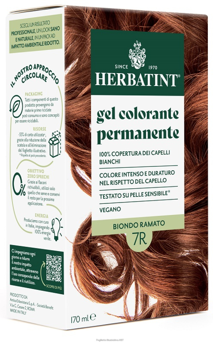 Trova prezzi di herbatint 7r biondo ramato 170 ml e compra online