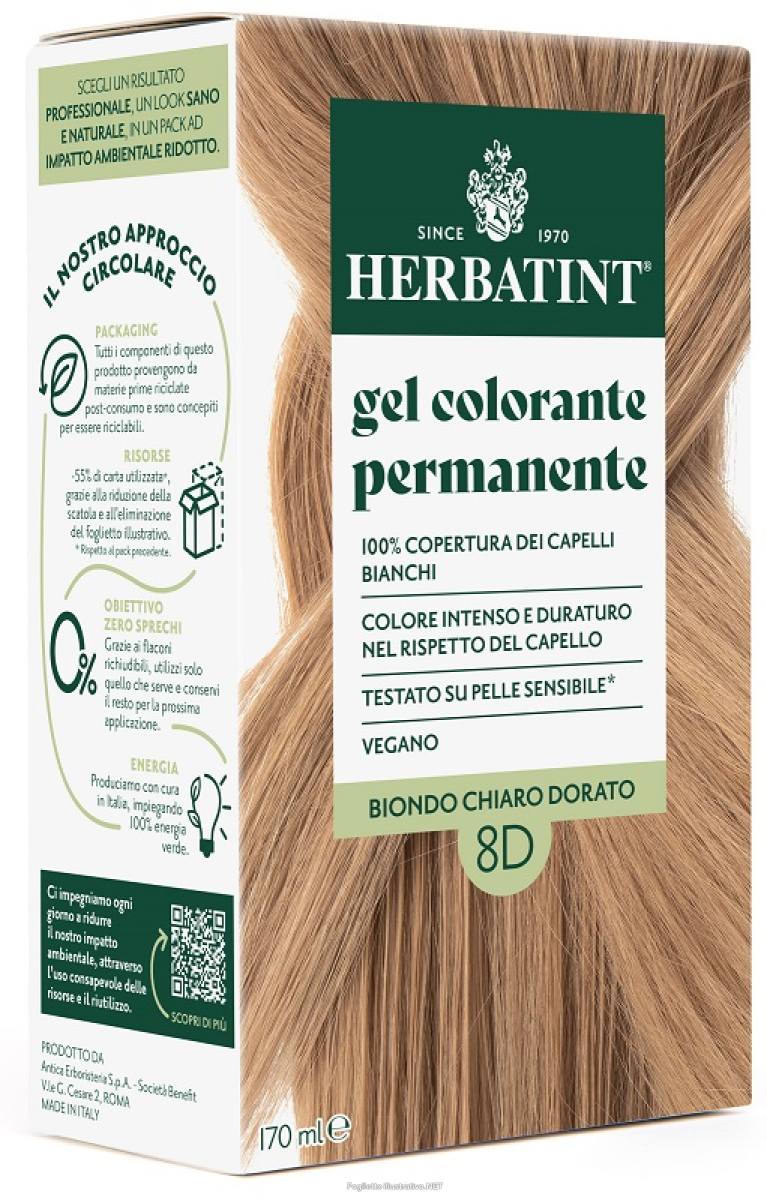 Trova prezzi di herbatint 8d biondo chi dorato e compra online