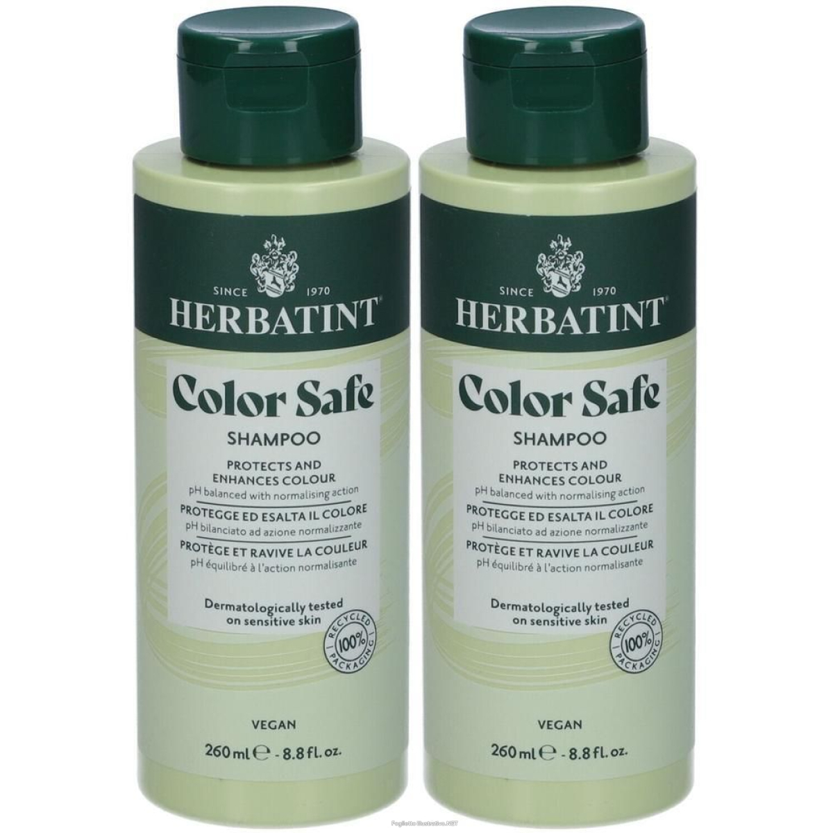 Trova prezzi di herbatint color safe shampoo proteggi colore 2x260 g e compra online