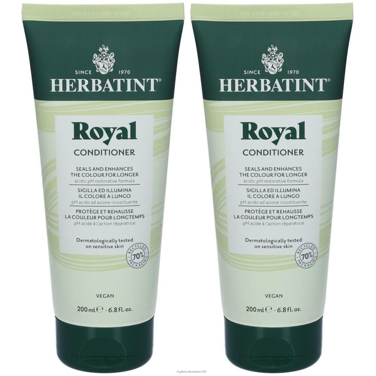 Trova prezzi di herbatint royal conditioner 2x200 g e compra online