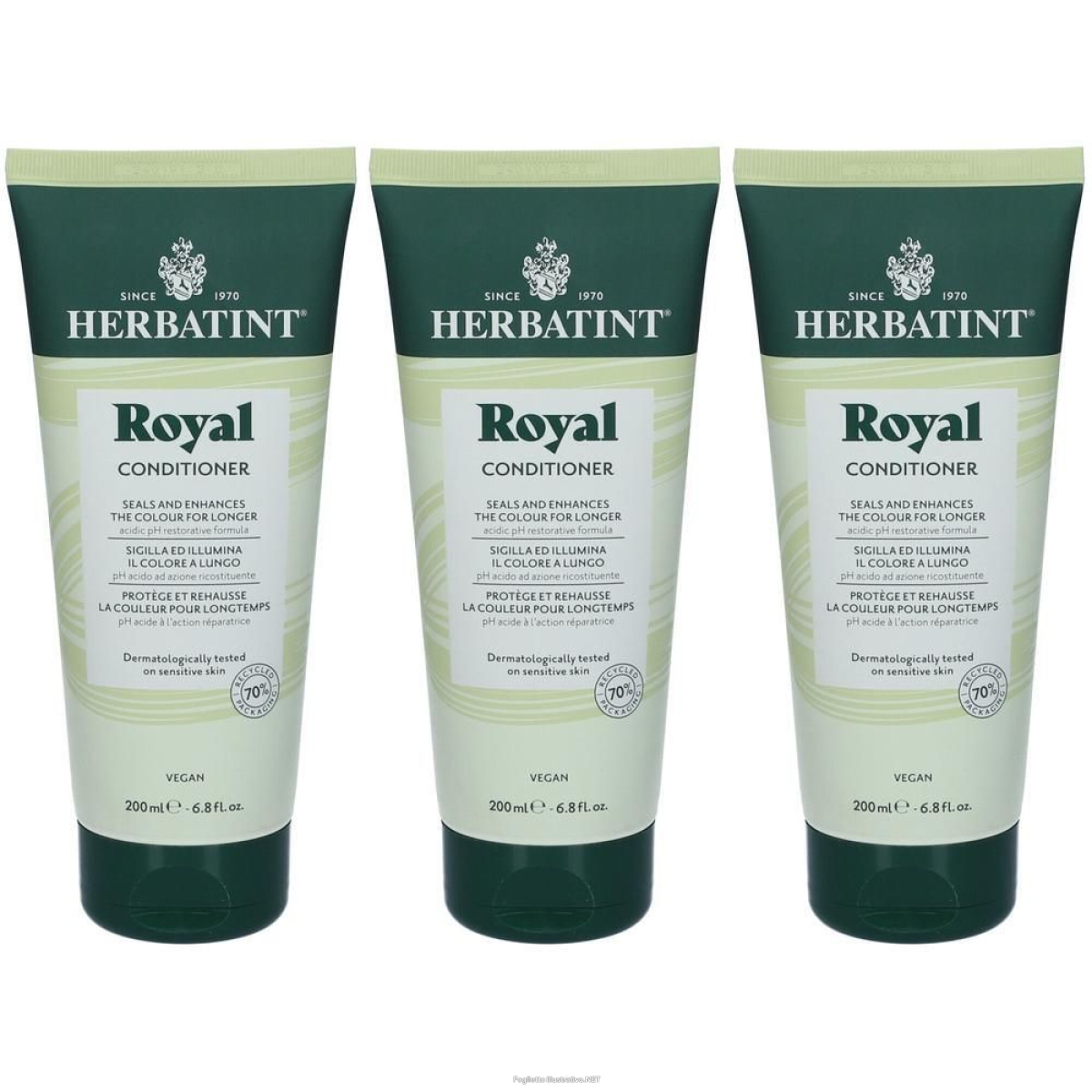 Trova prezzi di herbatint royal conditioner 3x200 g e compra online