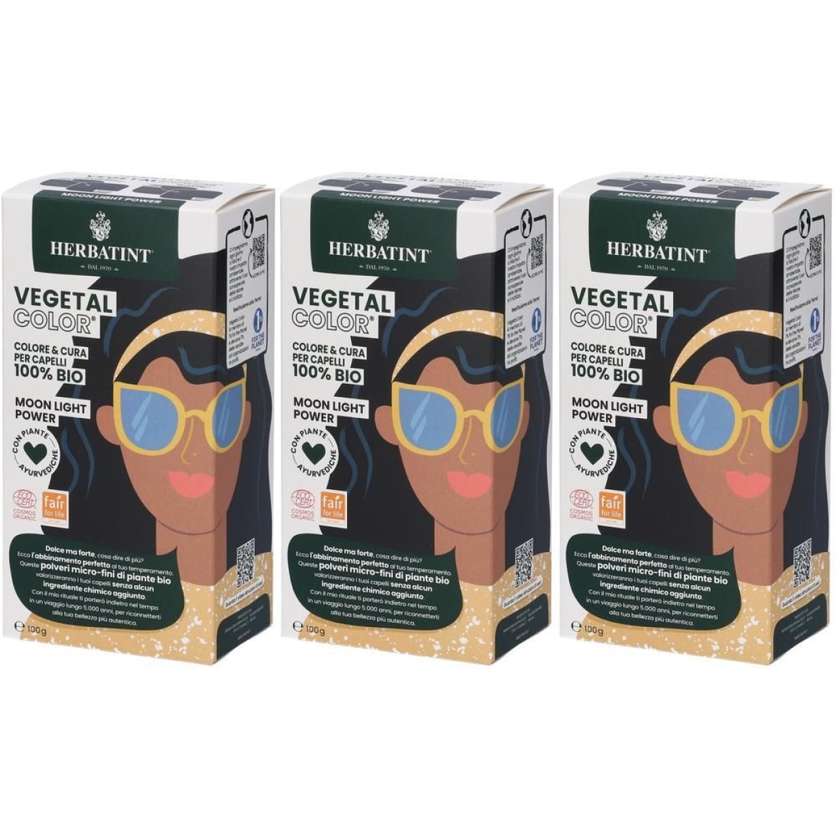 Trova prezzi di Herbatint® vegetal color® moon light power 3x100 g e compra online