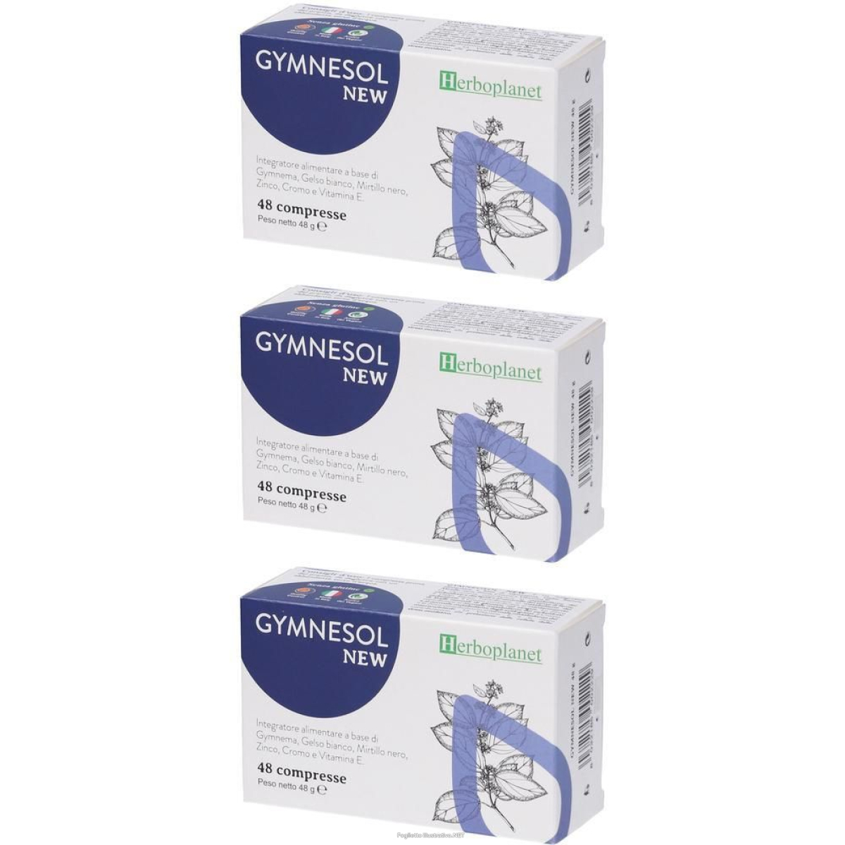 Trova prezzi di herboplanet gymnesol new compresse 3x48 g e compra online