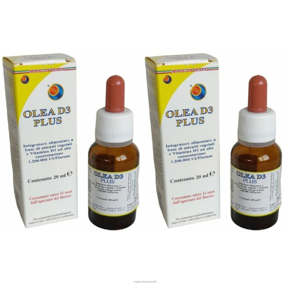 Trova prezzi di herboplanet® olea d3 plus set da 2 2x20 ml gocce orali e compra online