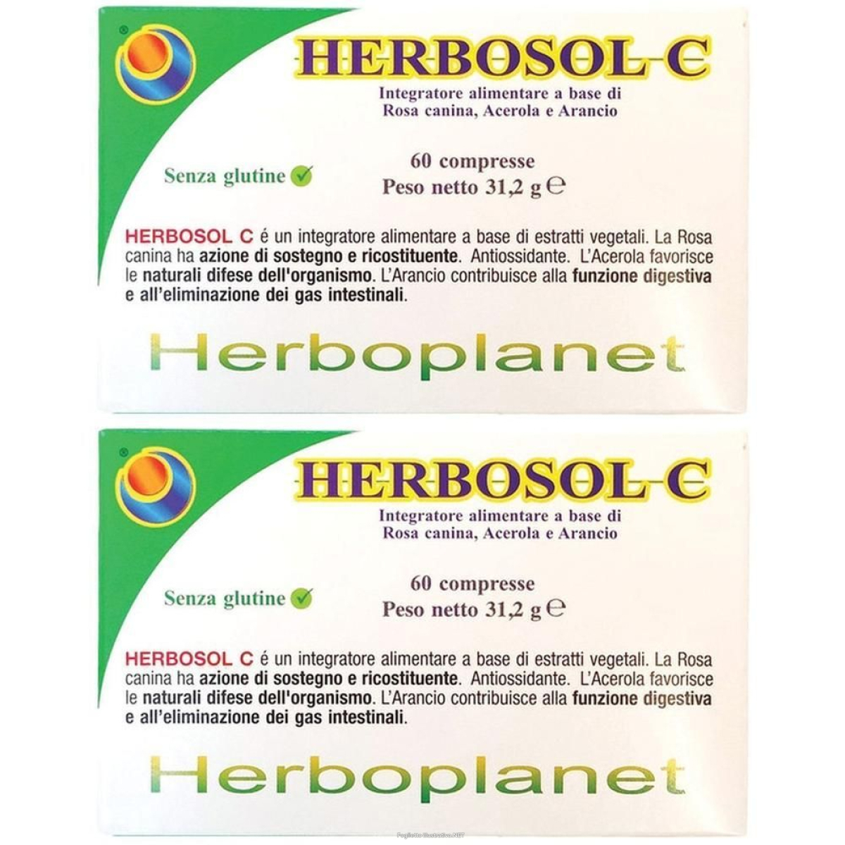 Trova prezzi di herbosol c 60 compresse 2x31,2 g e compra online