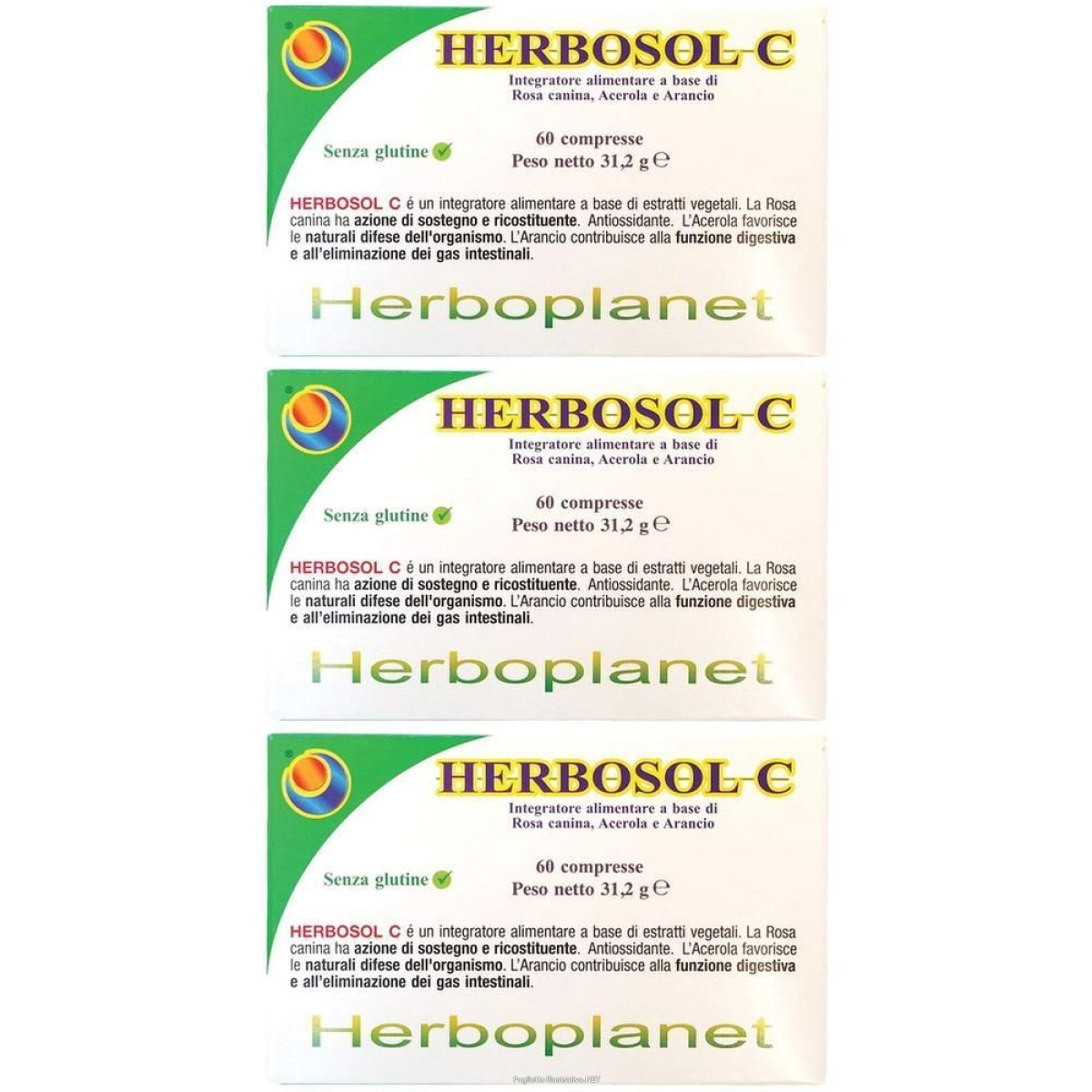 Trova prezzi di herbosol c 60 compresse 3x31,2 g e compra online