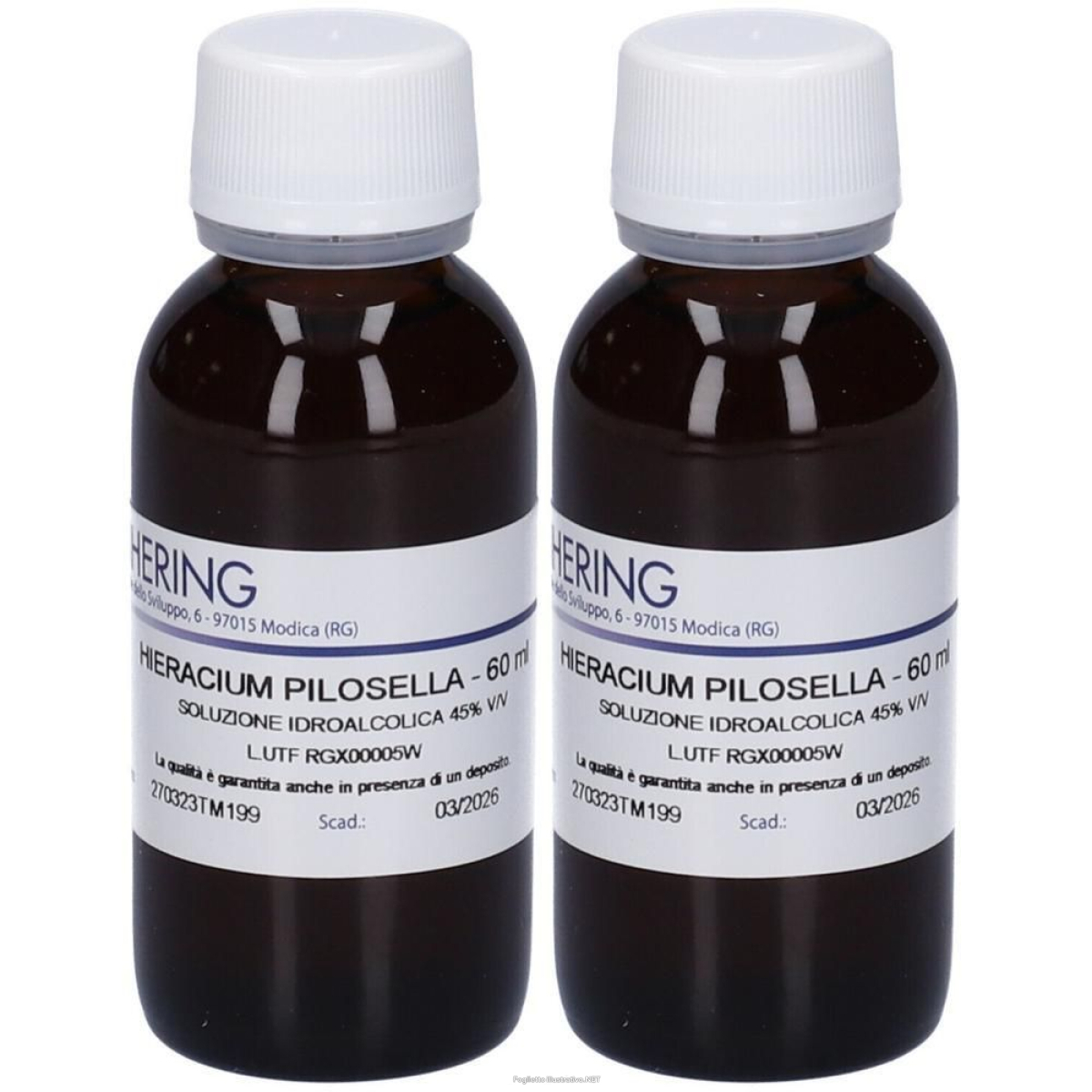 Trova prezzi di hering hieracium pilosella tintura madre 2x60 ml e compra online