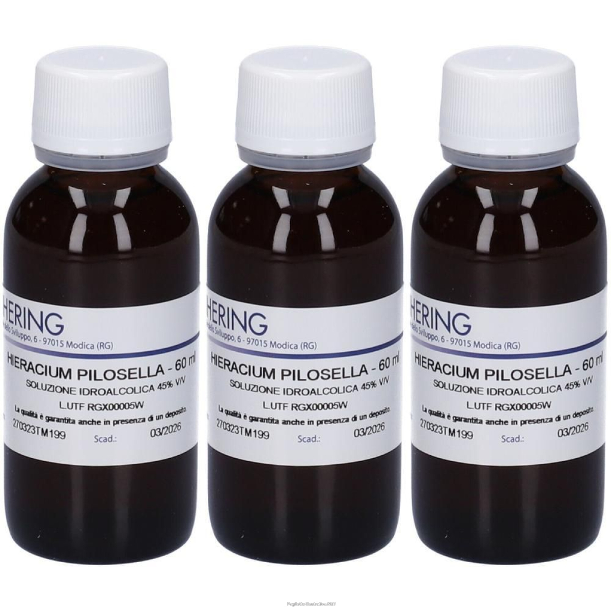 Trova prezzi di hering hieracium pilosella tintura madre 3x60 ml e compra online