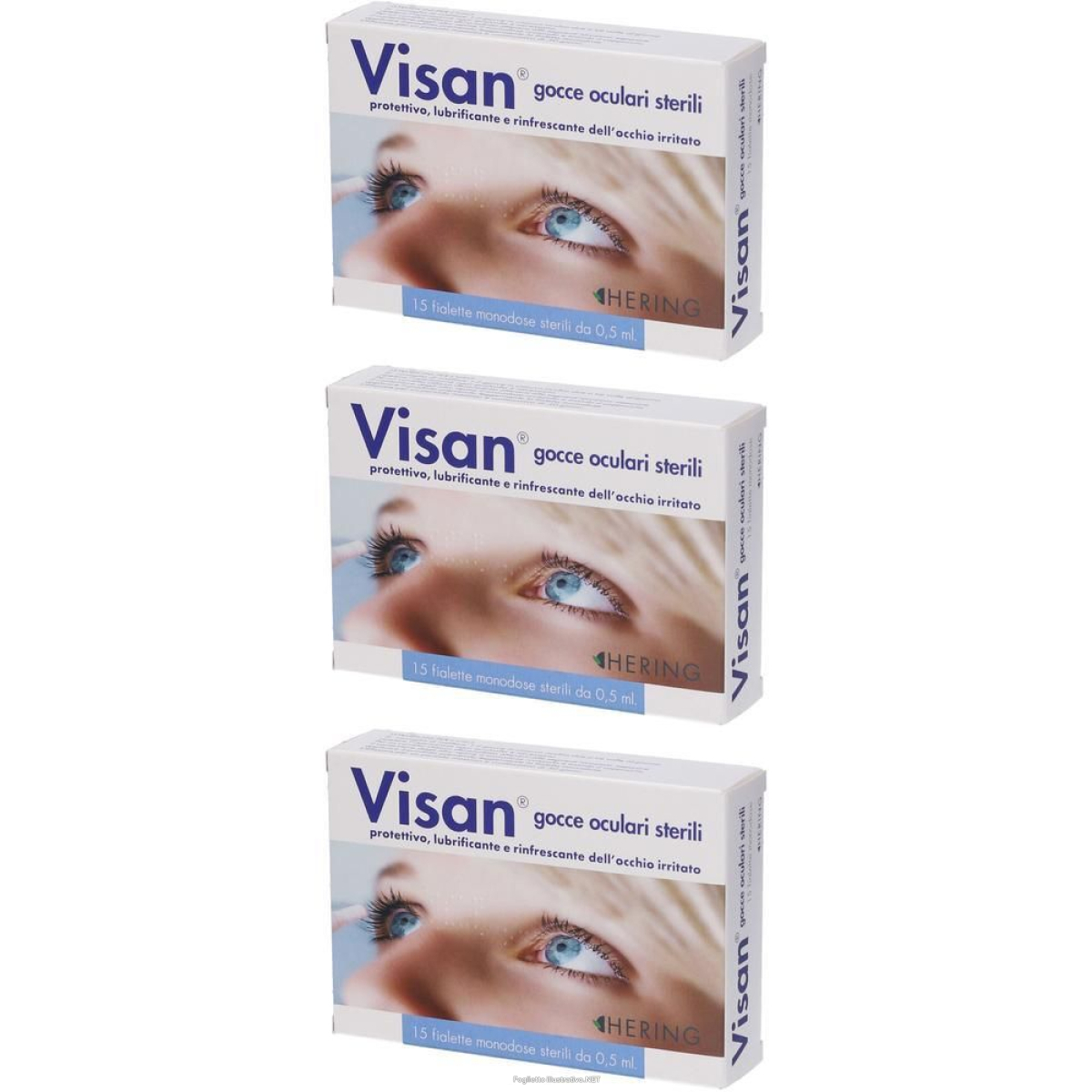 Trova prezzi di hering visan gocce oculari sterili in fialette 3x15x0,5 ml pipette mon e compra online