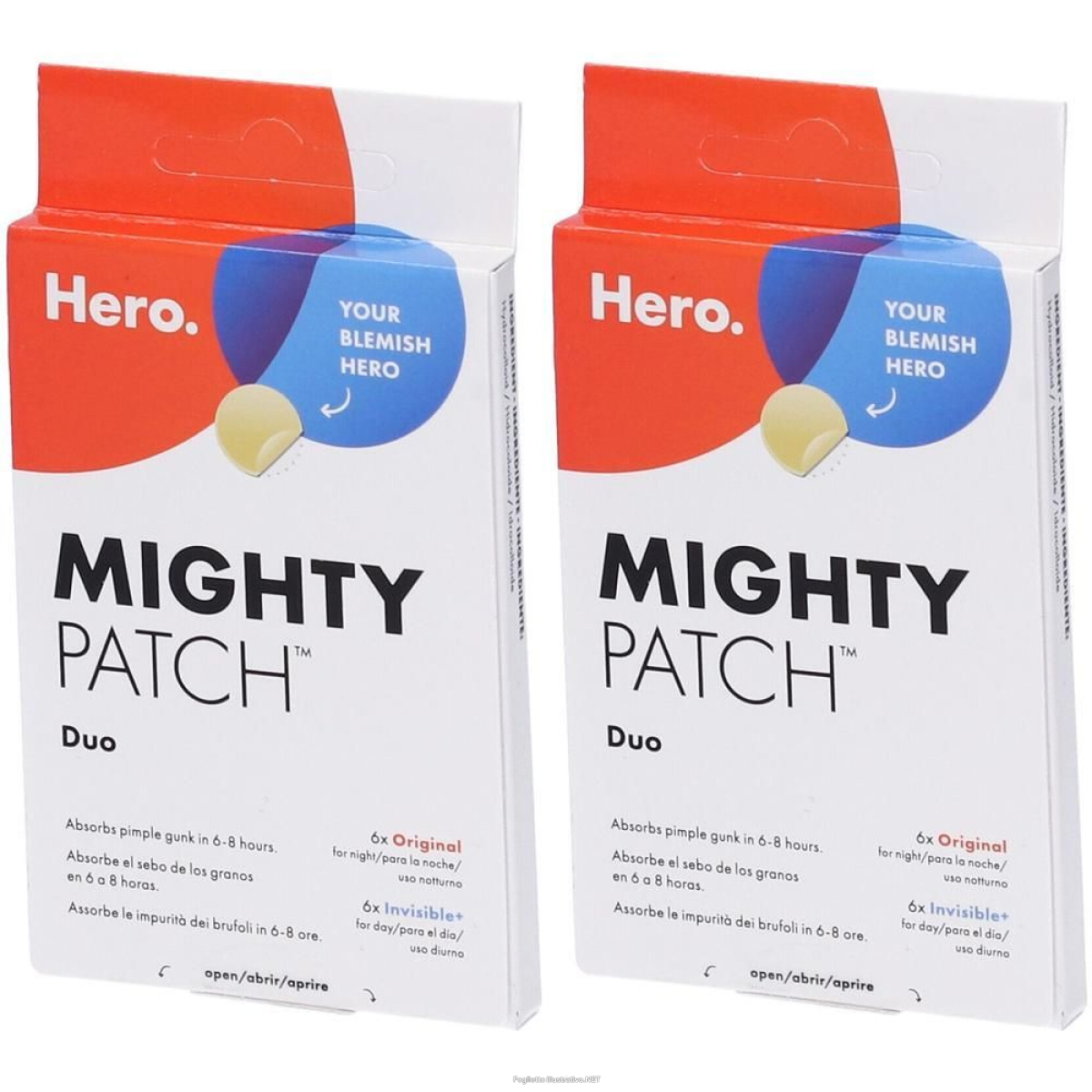 Trova prezzi di Hero Mighty Patch Brufoli Notte + Invisible Giorno 2x12 St e compra online