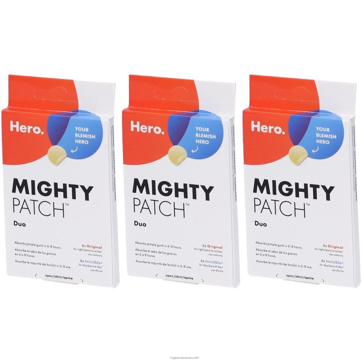 Trova prezzi di Hero Mighty Patch Brufoli Notte + Invisible Giorno 3x12 St e compra online