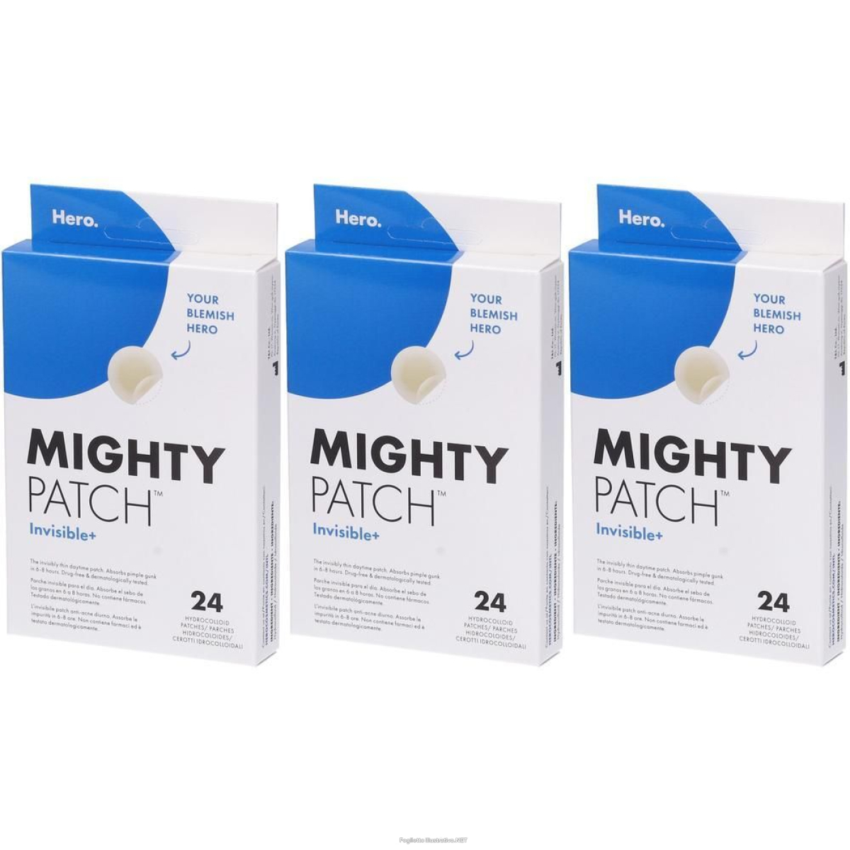 Trova prezzi di Hero Mighty Patch Invisible Brufoli Giorno 3x24 St e compra online