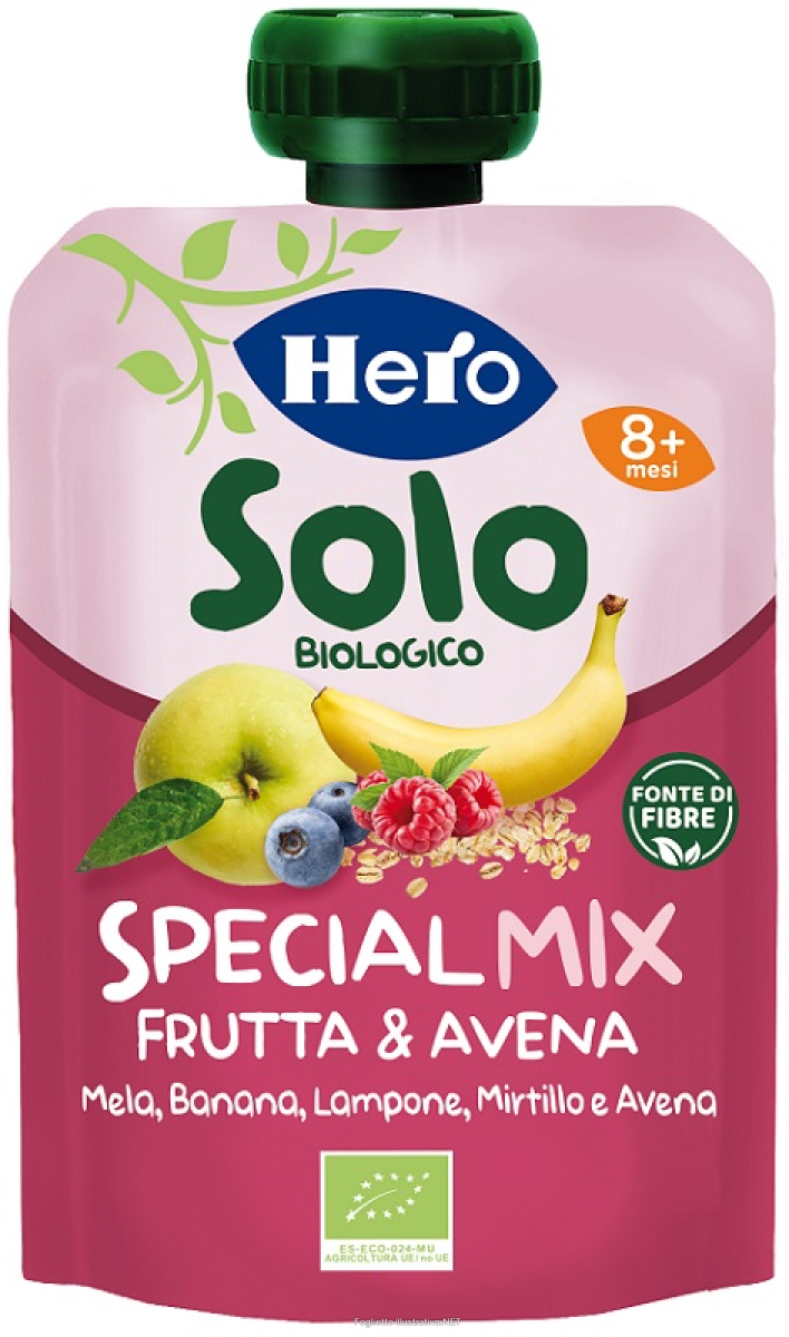 Trova prezzi di hero solo pouch banana lampone mirtillo avena 100 g e compra online