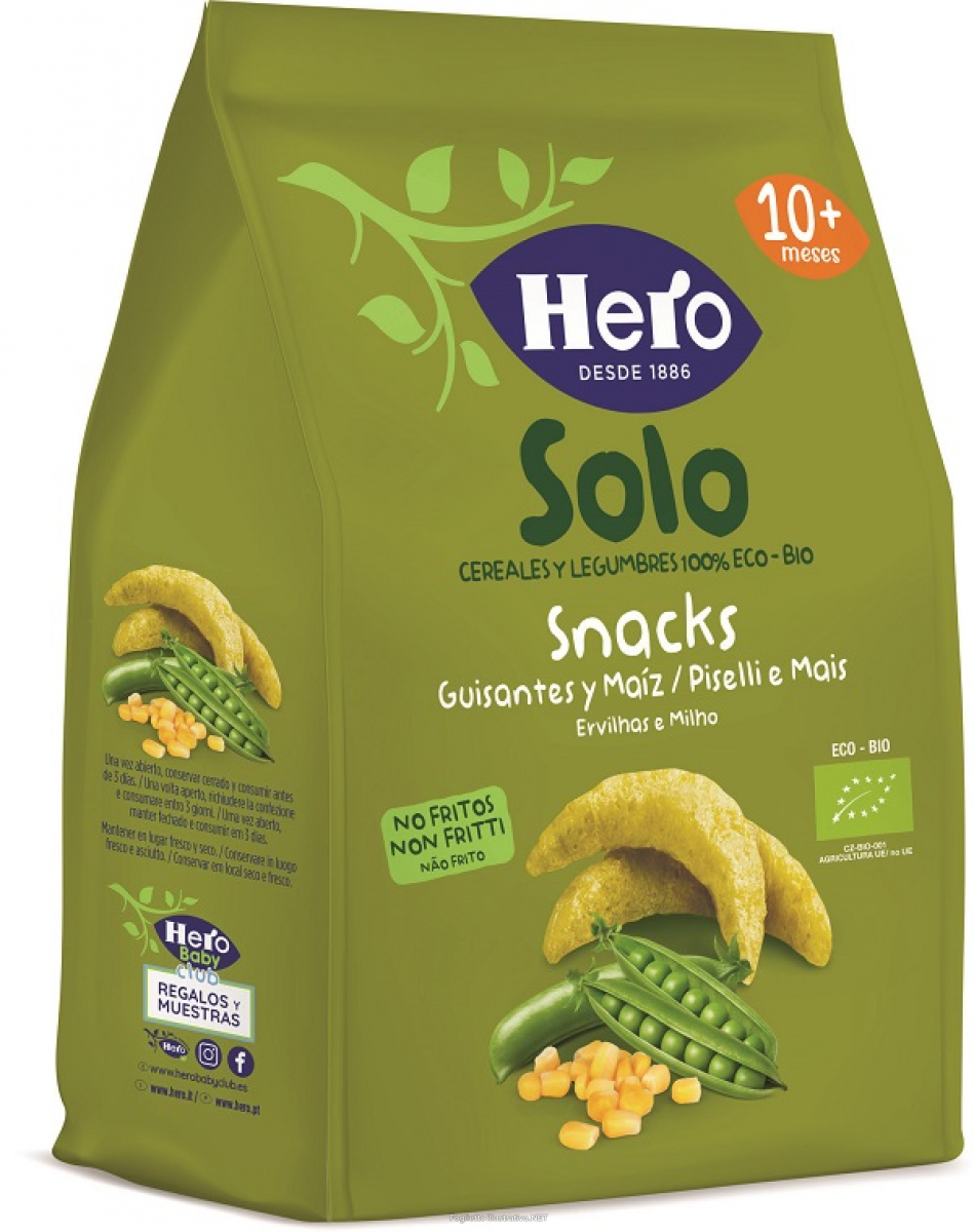Trova prezzi di hero solo snack piselli/mais e compra online