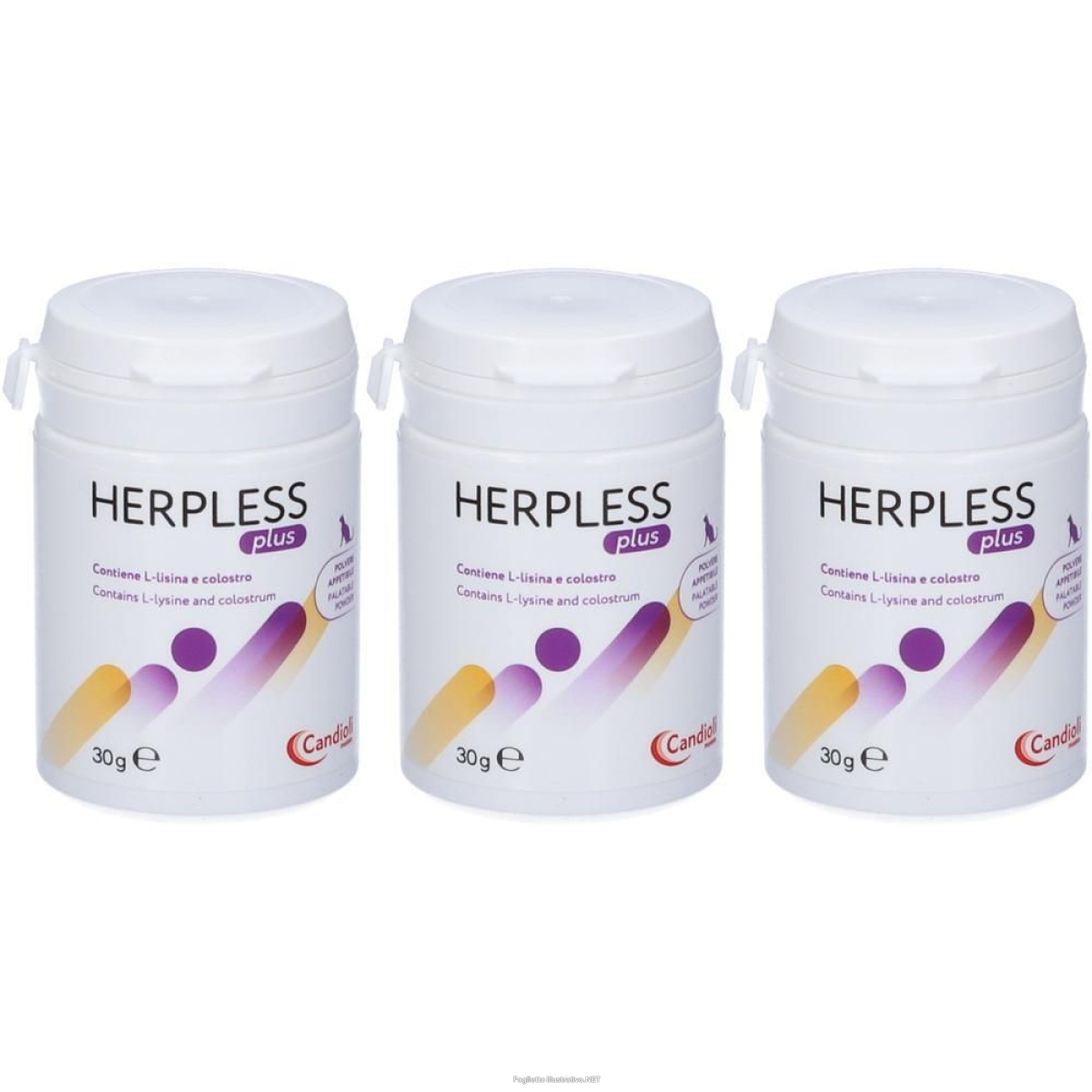 Trova prezzi di herpless plus polvere 30 g 3x30 g per soluzione orale e compra online