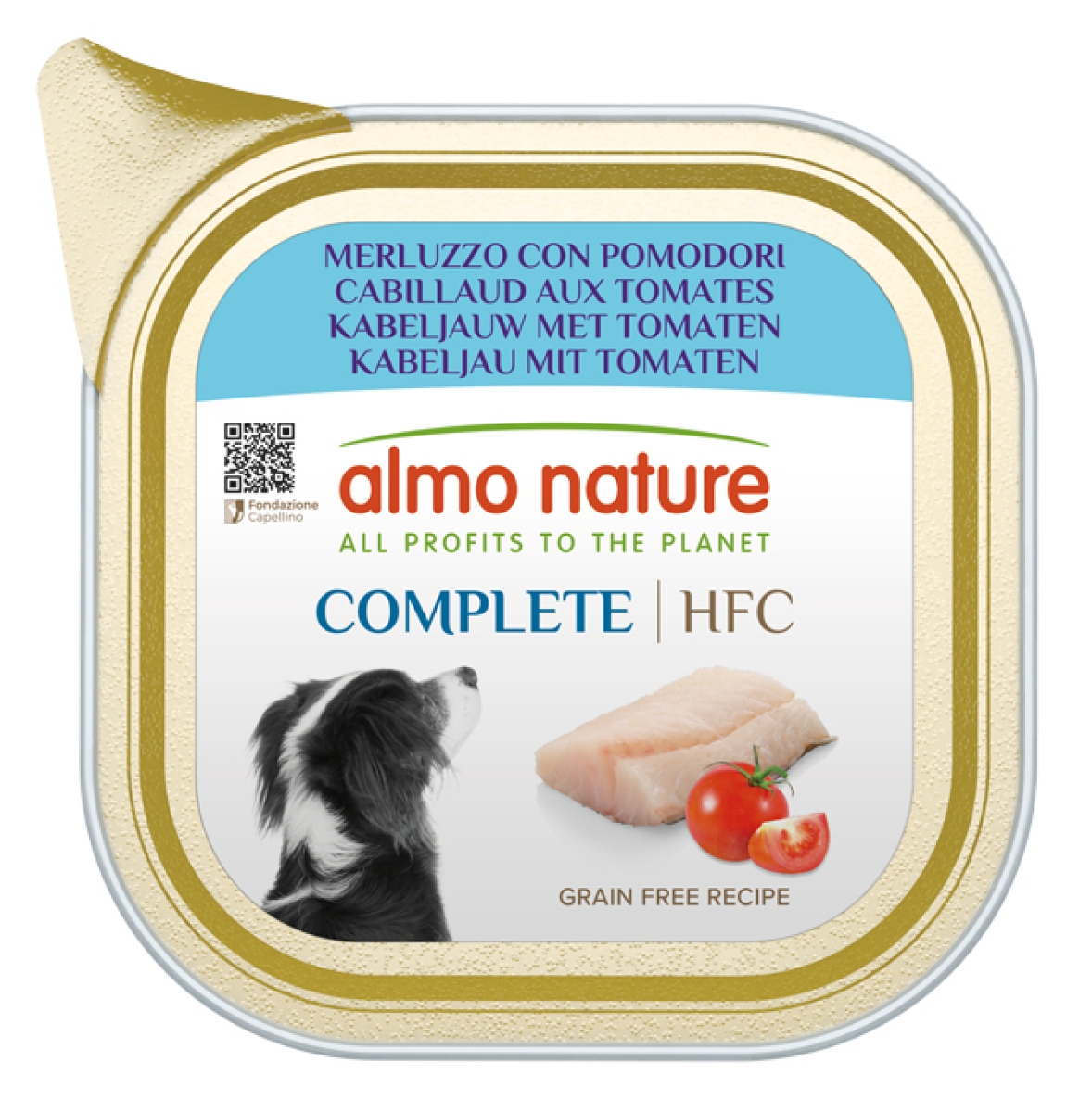 Trova prezzi di Hfc complete merluzzo e pomodori - alimento completo per cani 150 gr e compra online