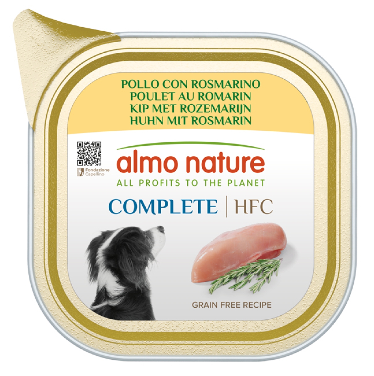 Trova prezzi di Hfc complete pollo con rosmarino - alimento completo per cani 150 gr e compra online