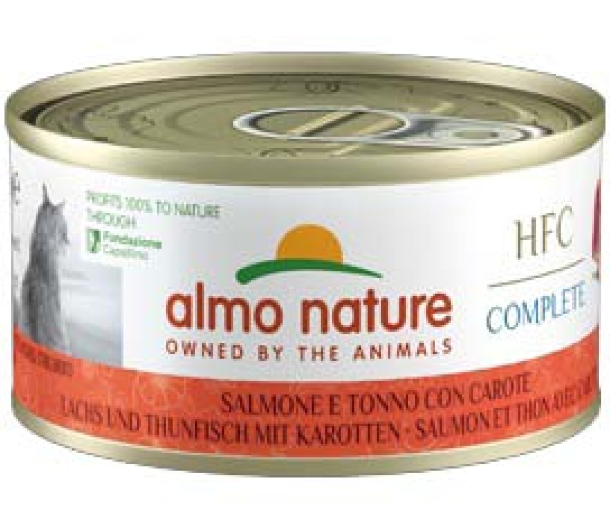 Trova prezzi di Hfc kitten salmone tonno e carote - alimento completo per gatti adulti 70 gr e compra online