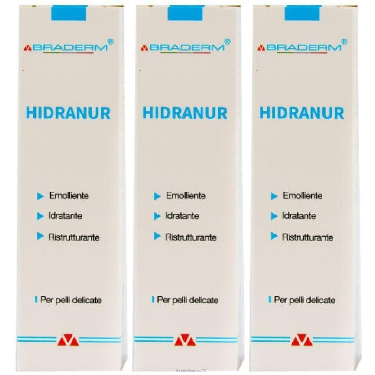 Trova prezzi di hidranur braderm 3x200 ml crema e compra online