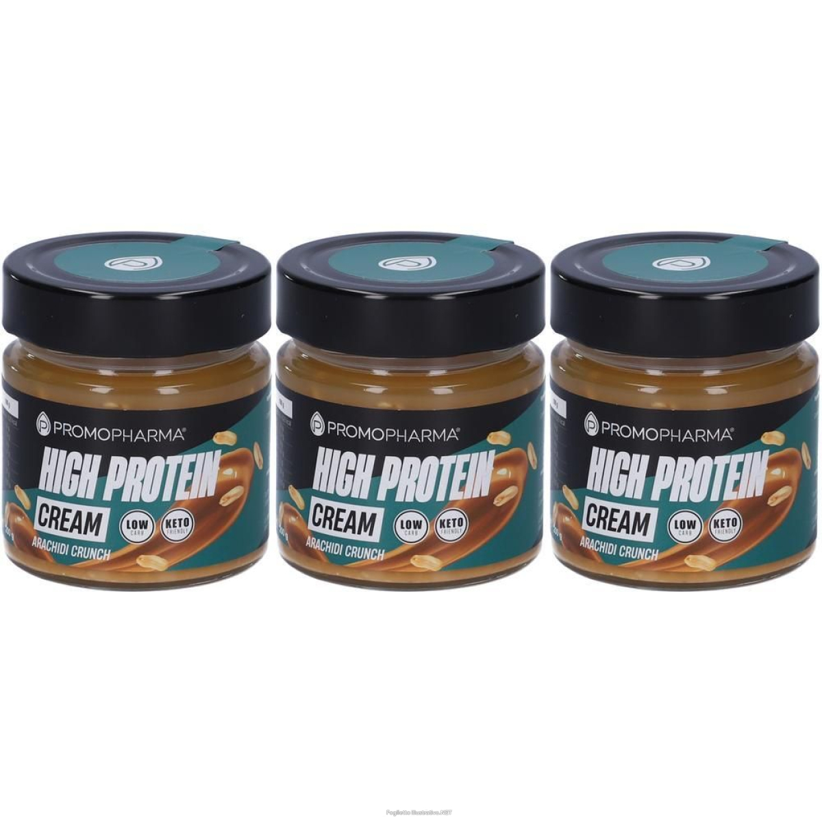 Trova prezzi di high protein crema arachidi crunch 3x200 g e compra online
