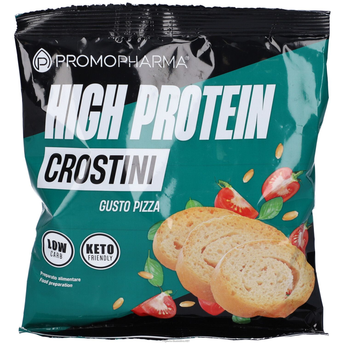 Trova prezzi di high protein crostini pizza 50 g snack e compra online