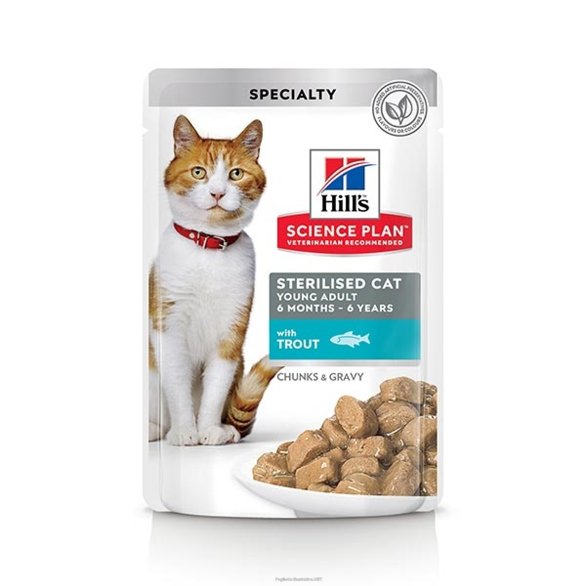 Trova prezzi di hill's gatto science speciality sterilised gravy (in salsa) young adult trota 85gr (bustina) e compra online
