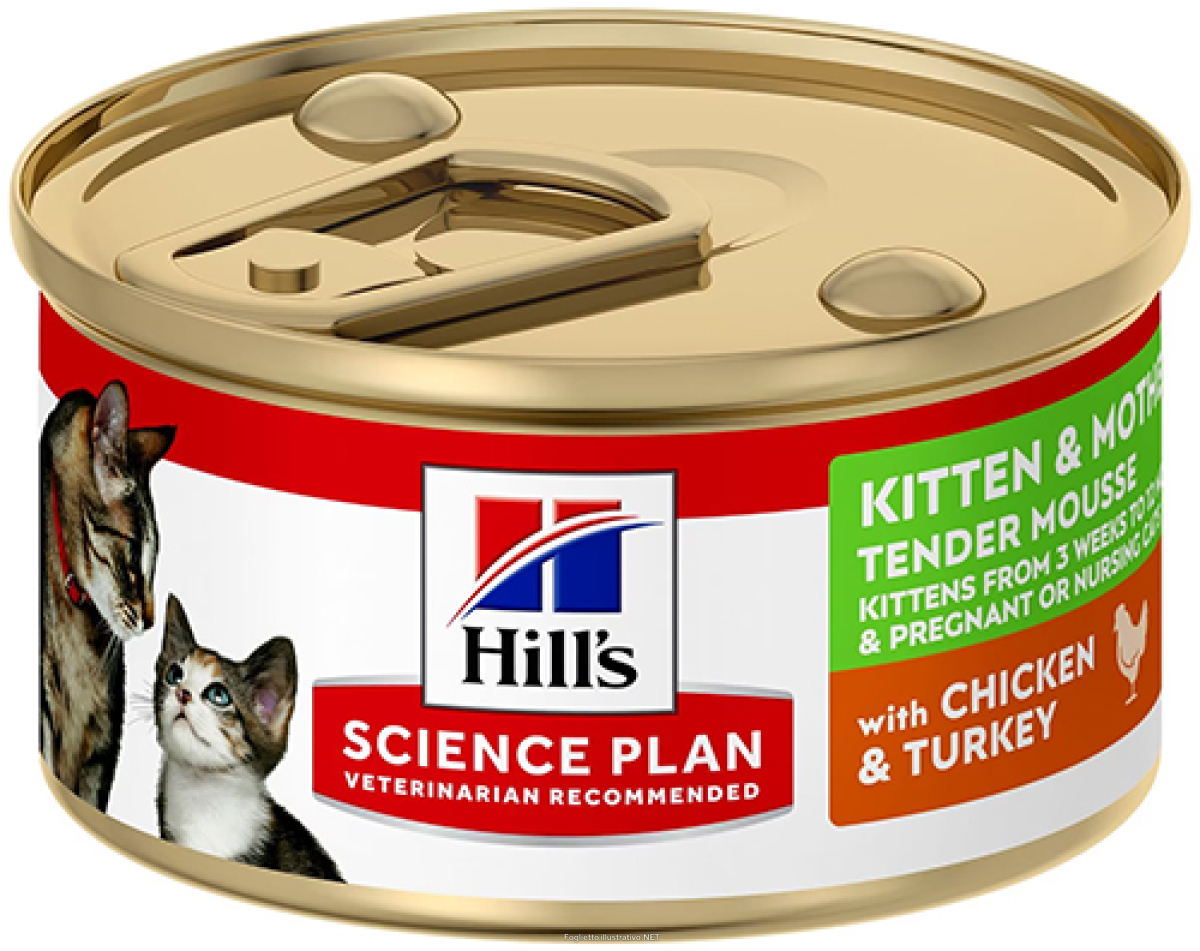 Trova prezzi di hill's science kitten&mother tender mousse cibo umido per gatti scatoletta 85g 3148 e compra online