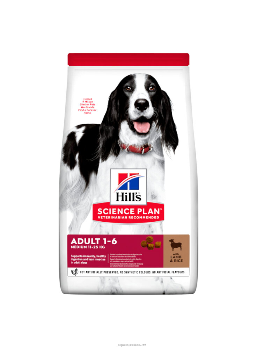 Trova prezzi di hill's science plan medium adult cibo secco con agnello e riso cani adultu taglia media sacco 12kg 3148 e compra online