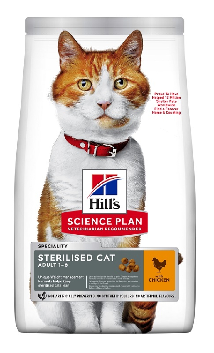Trova prezzi di Hill's science plan sterilised cat adult crocchette per gatti con pollo 10 kg 3148 e compra online