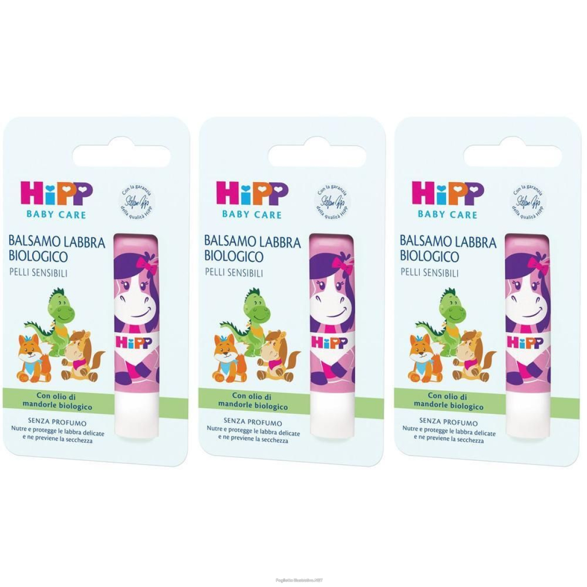 Trova prezzi di hipp baby care balsamo labbra bio 4,8 g 3x4,8 g e compra online