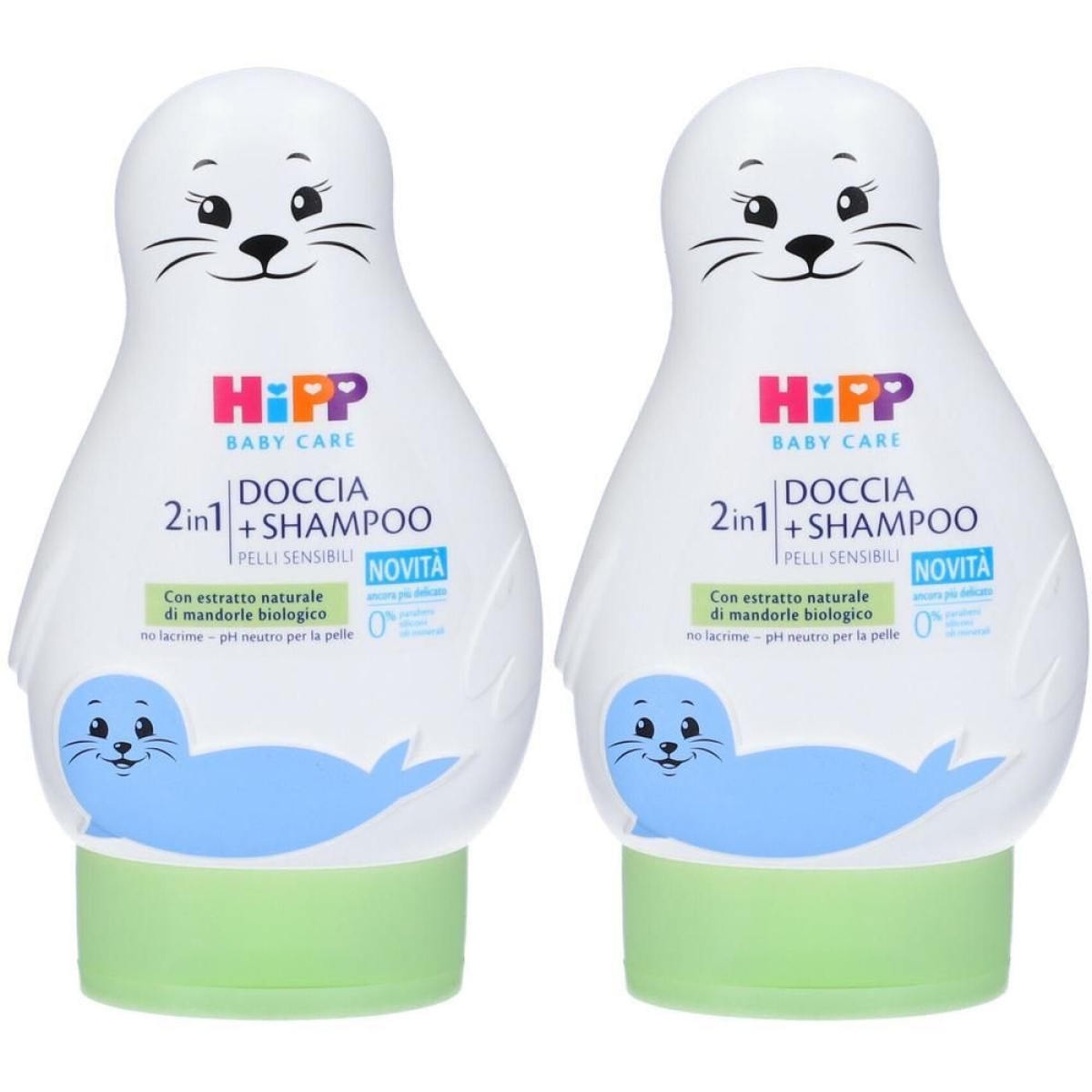 Trova prezzi di hipp baby care doccia shampoo foca fun 2x200 ml e compra online