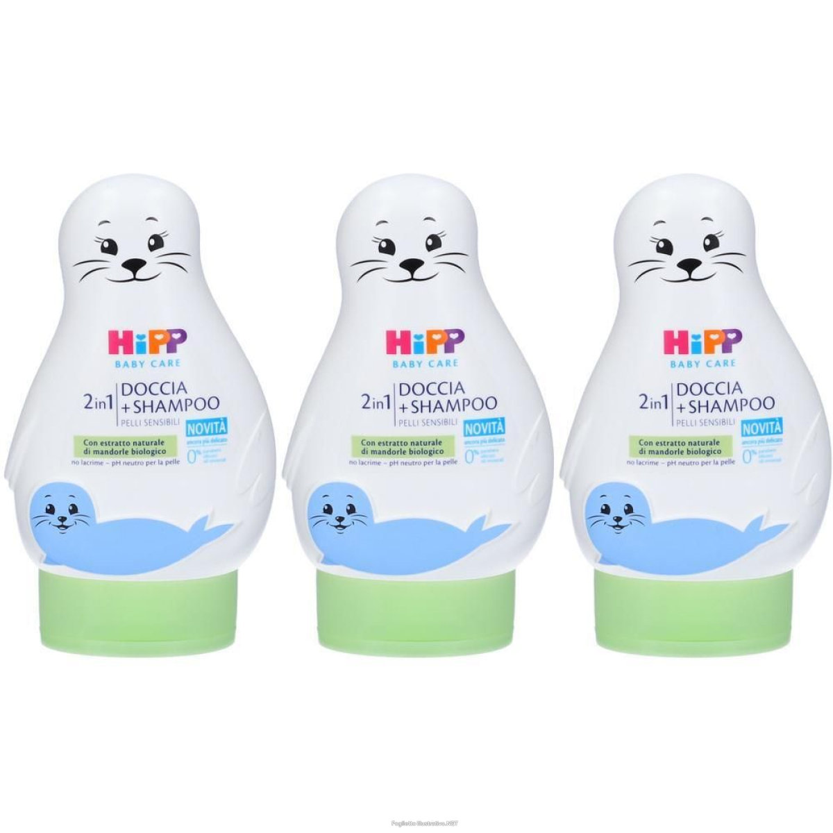 Trova prezzi di hipp baby care doccia shampoo foca fun 3x200 ml e compra online