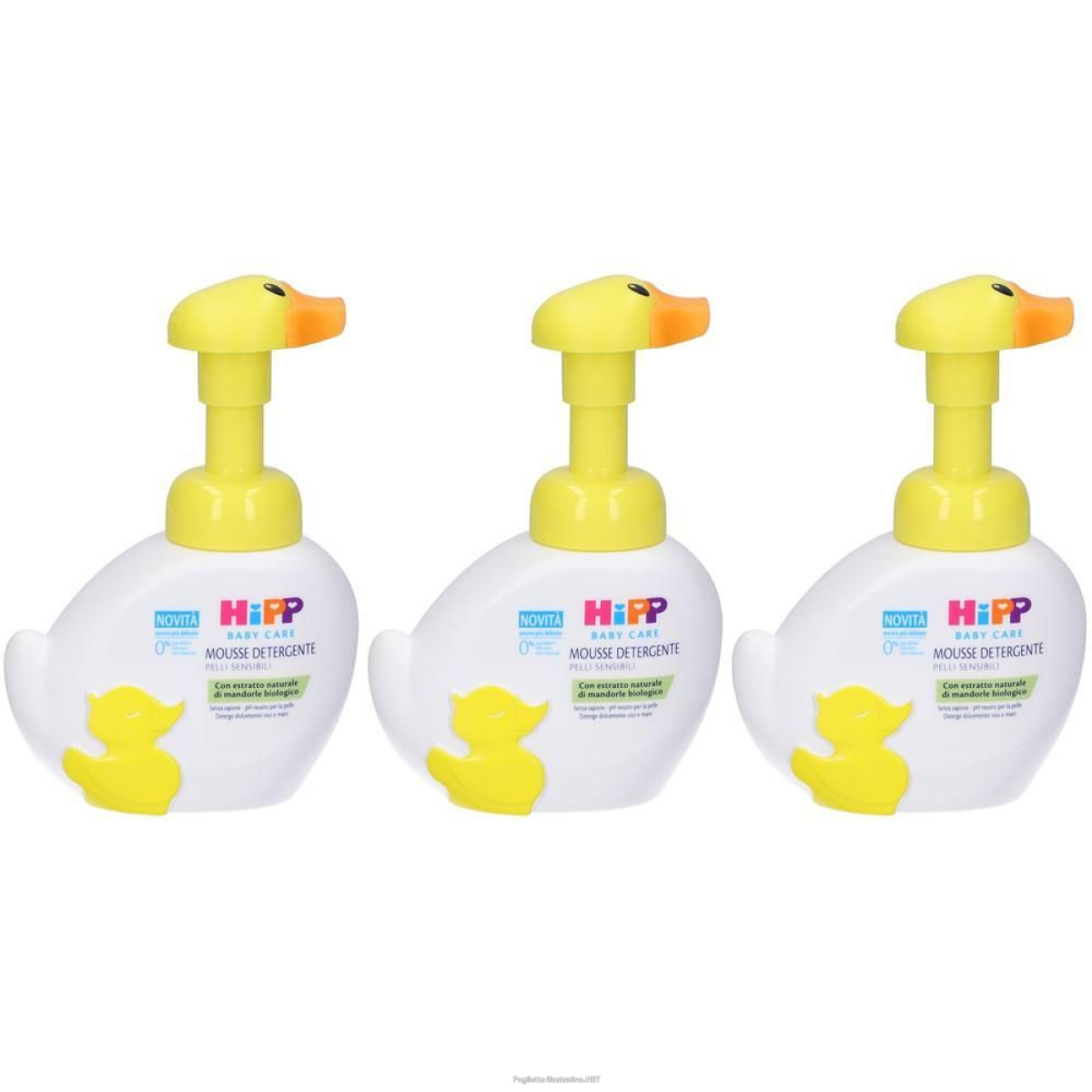 Trova prezzi di hipp baby care mousse detergente 3x250 ml e compra online