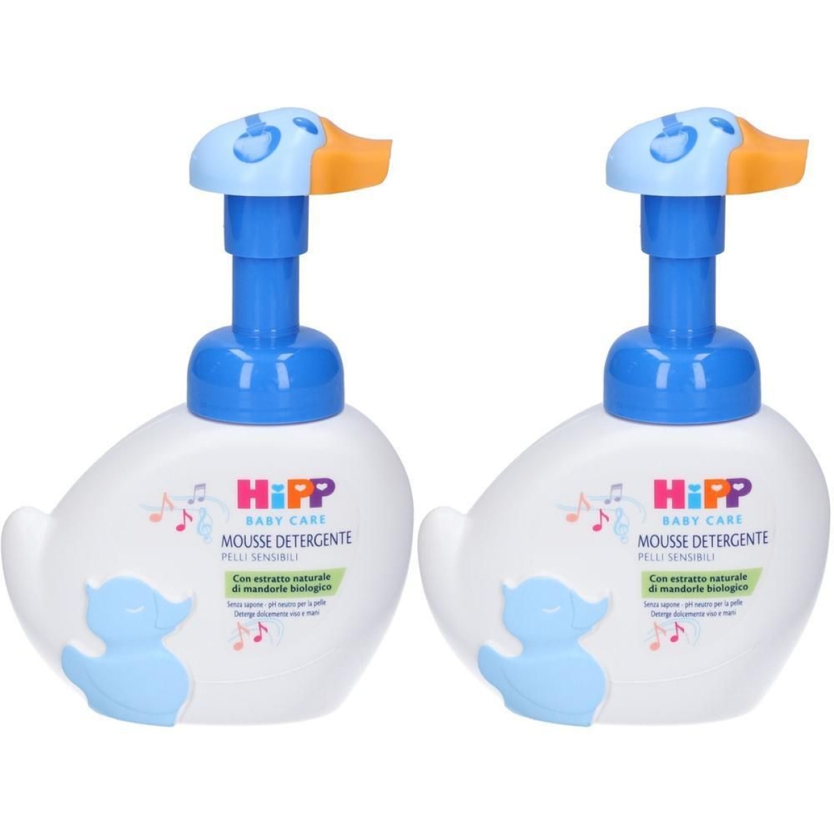 Trova prezzi di Hipp baby care mousse detergente paperella azzurro limited edition 2x2 e compra online
