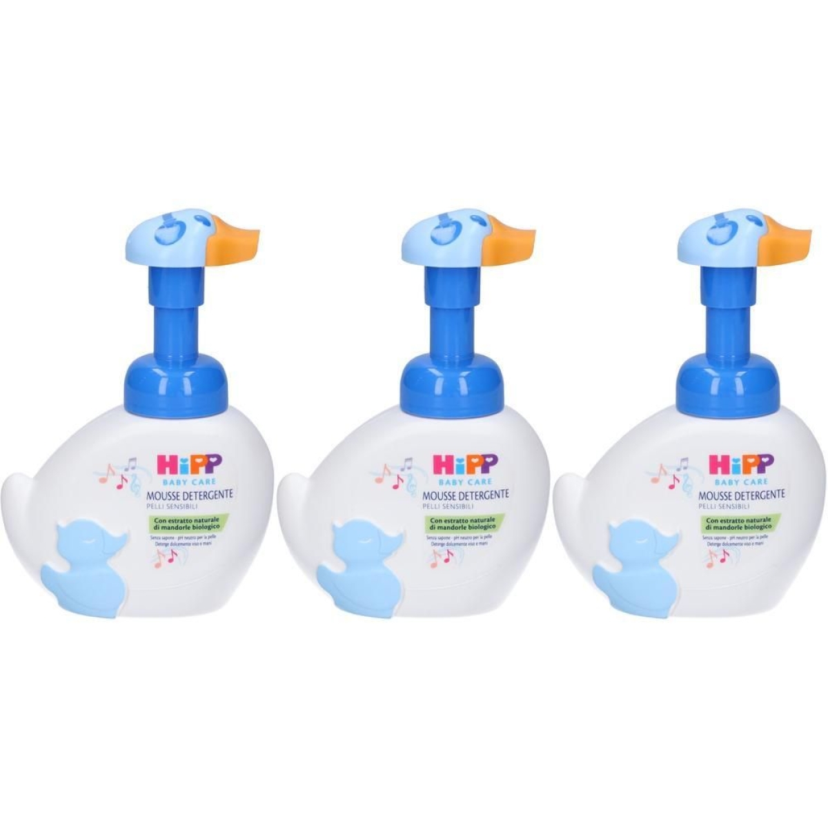 Trova prezzi di Hipp baby care mousse detergente paperella azzurro limited edition 3x2 e compra online
