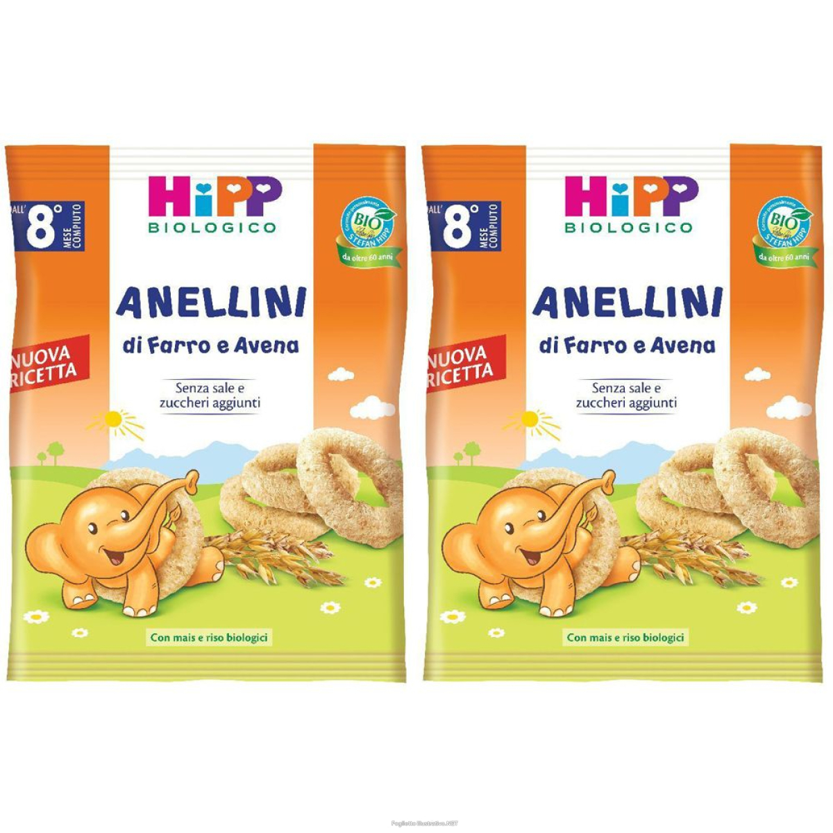 Trova prezzi di hipp bio anellini far/aven 30g set da 2 2x30 g e compra online
