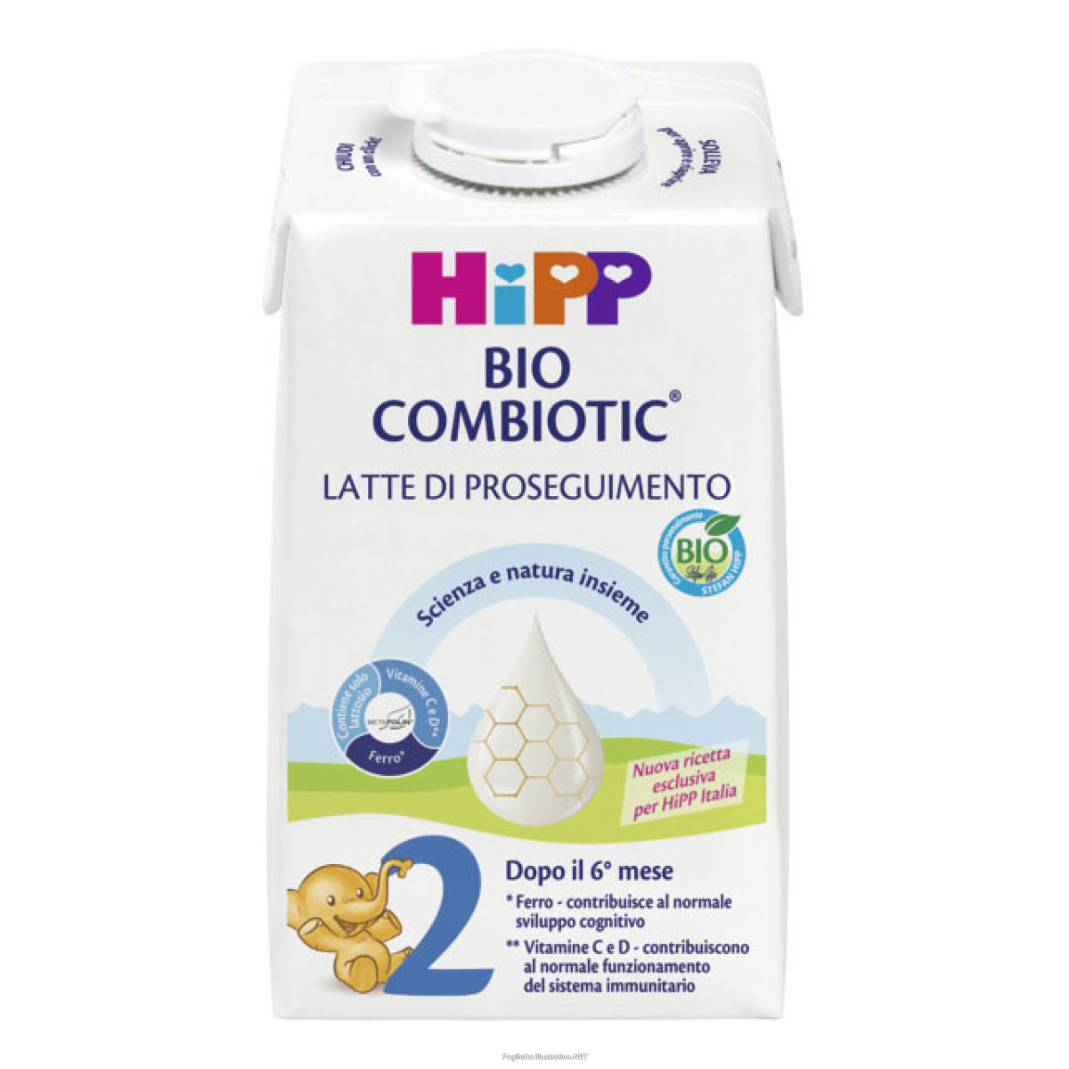 Trova prezzi di hipp bio combiotic 2 - latte liquido di proseguimento ( 6 + mesi ) ,  470 ml e compra online