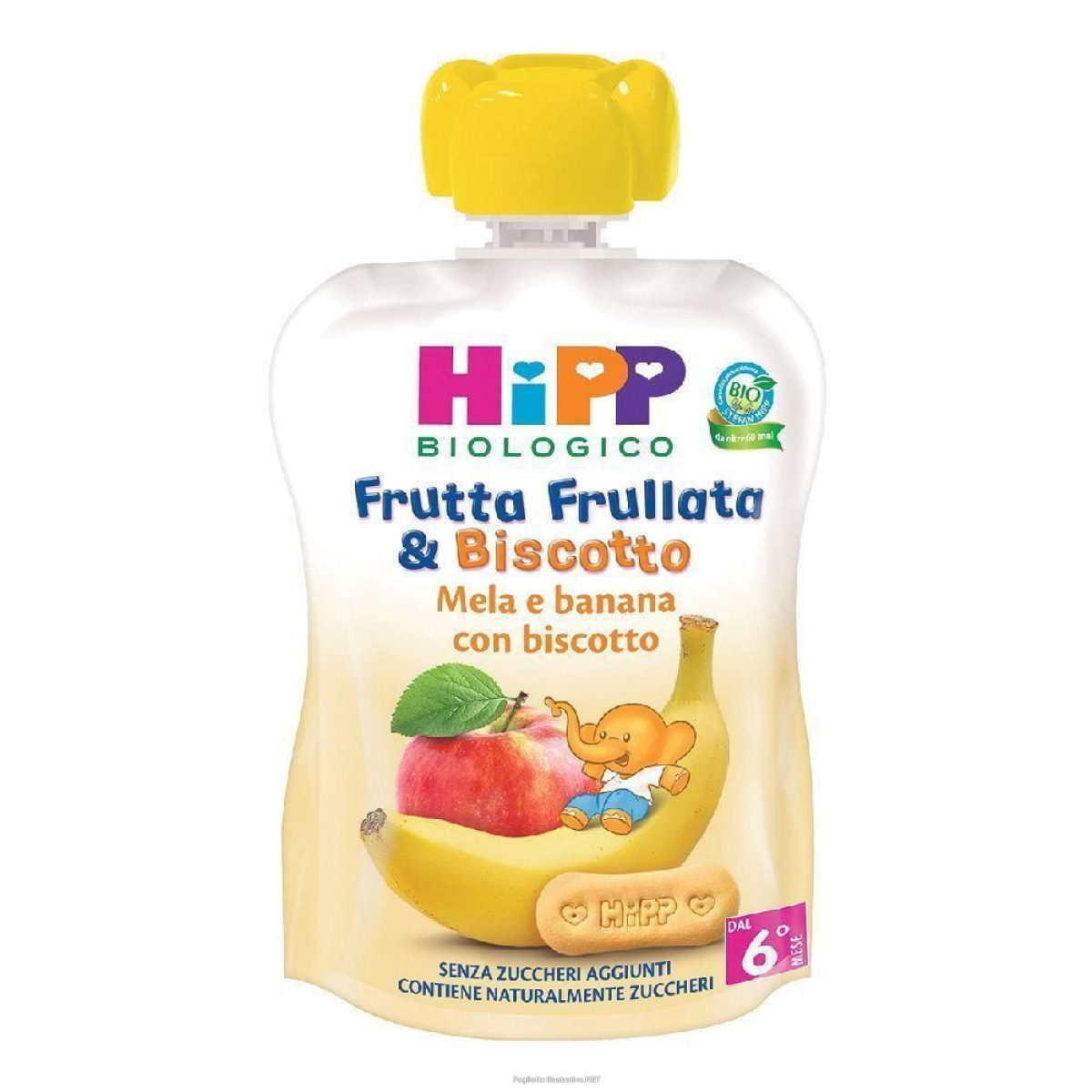 Trova prezzi di hipp bio frutta frull&bisc ban 4x90 g tubo e compra online