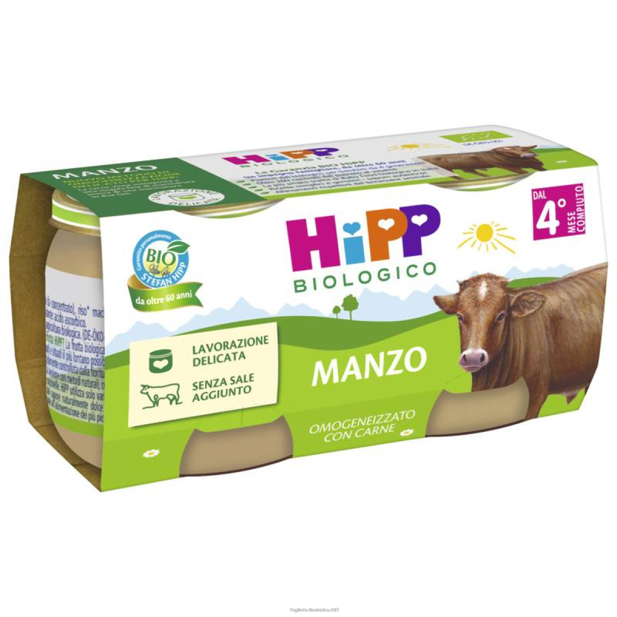 Trova prezzi di hipp bio omogeneizzato manzo 2 pezzi da 80 g e compra online