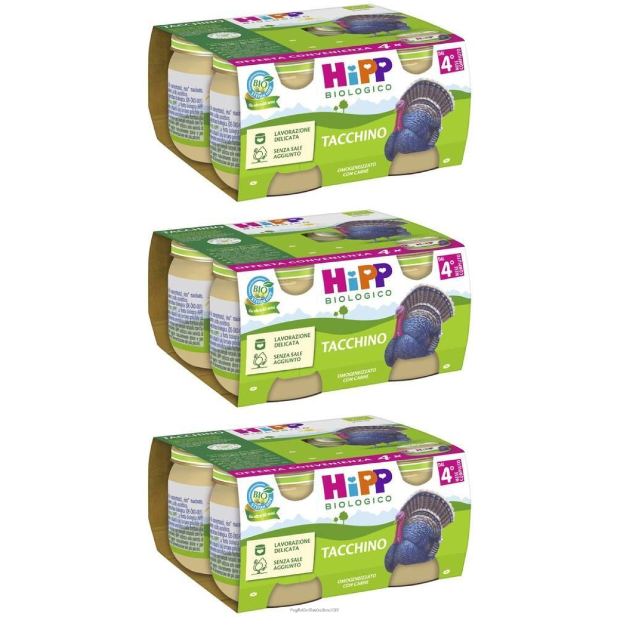 Trova prezzi di hipp bio omogeneizzato tacchino 320 g e compra online