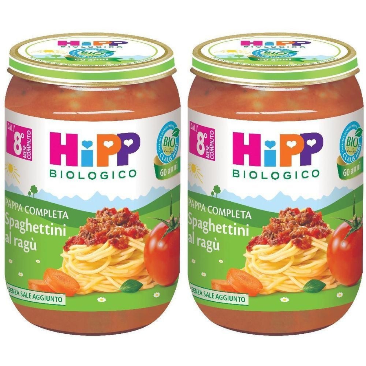 Trova prezzi di Hipp bio spaghettini al ragu' 2x220 g pappa e compra online