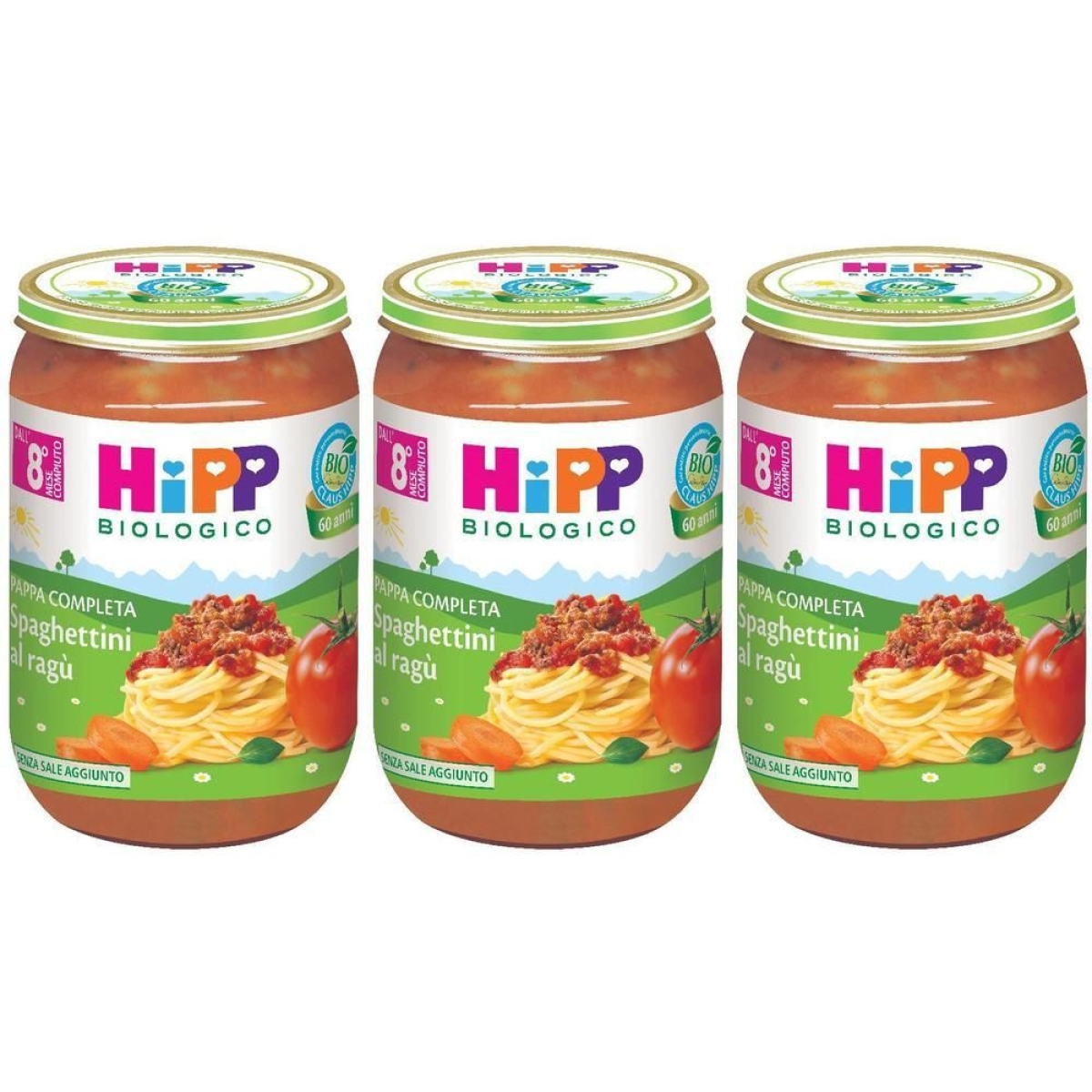 Trova prezzi di Hipp bio spaghettini al ragu' 3x220 g pappa e compra online