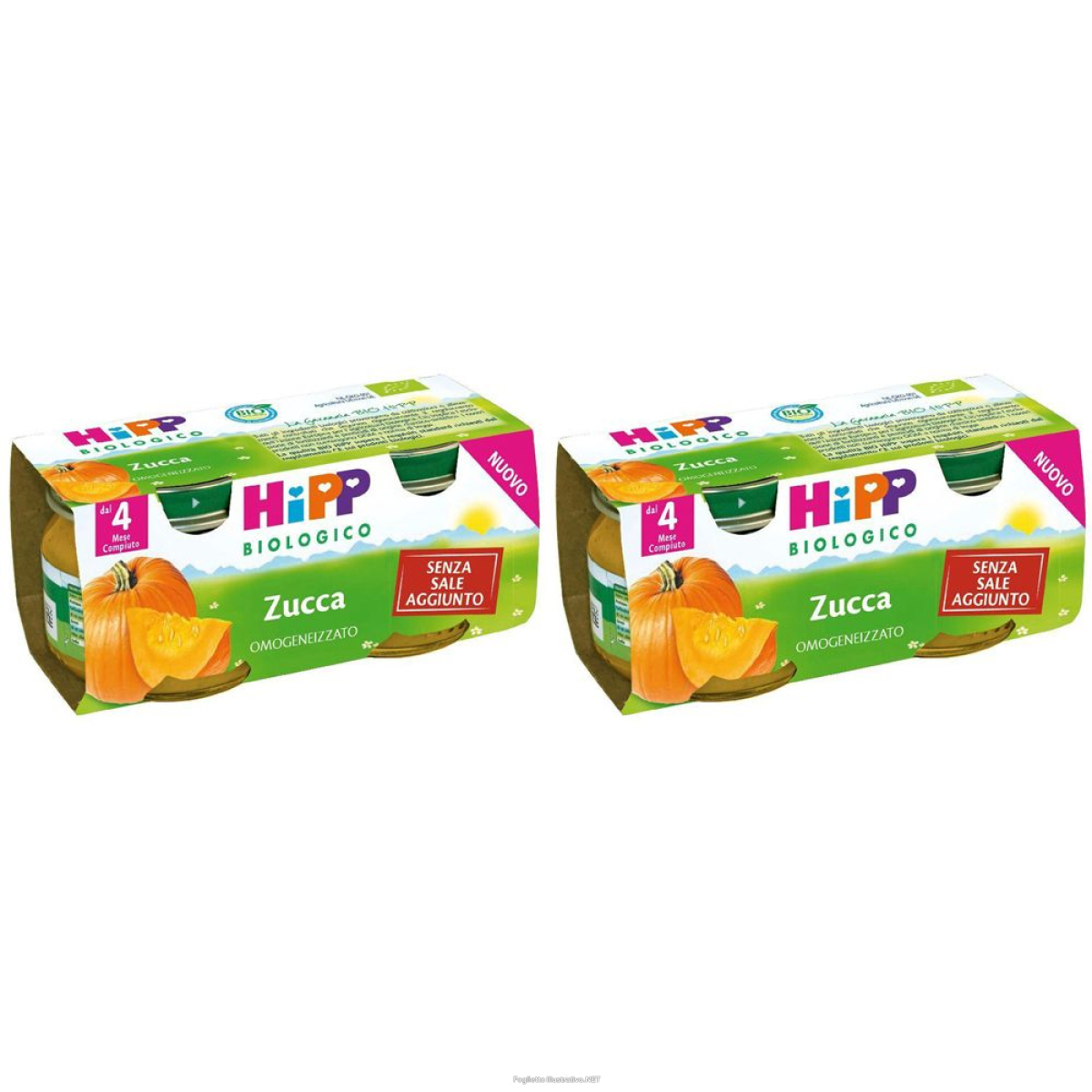 Trova prezzi di hipp bio zucca set da 2 2x2x80 g pappa e compra online