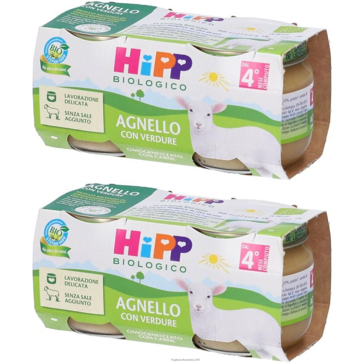 Trova prezzi di hipp biologico agnello con verdure omogeneizzato 2x160 g e compra online