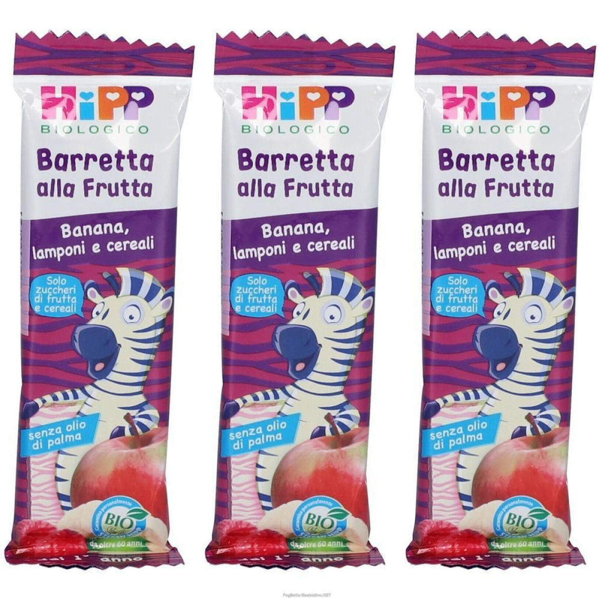 Trova prezzi di hipp biologico barretta alla frutta banana, lamponi e cereali 3x23 g e compra online