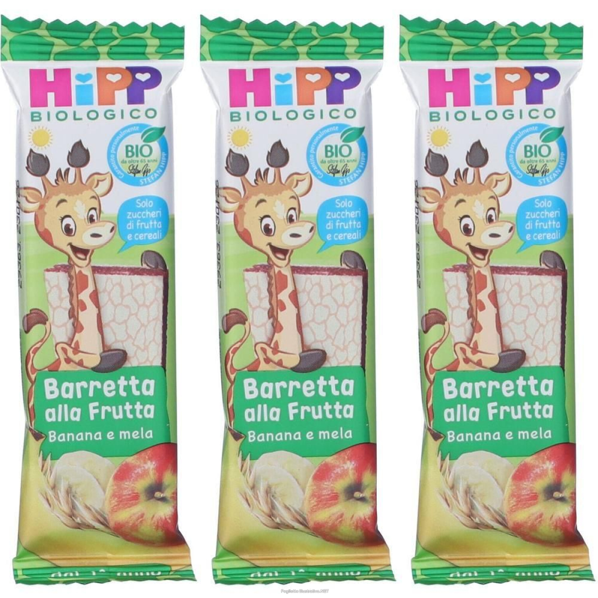 Trova prezzi di hipp biologico barretta alla frutta mela, banana e cereali 3x23 g e compra online