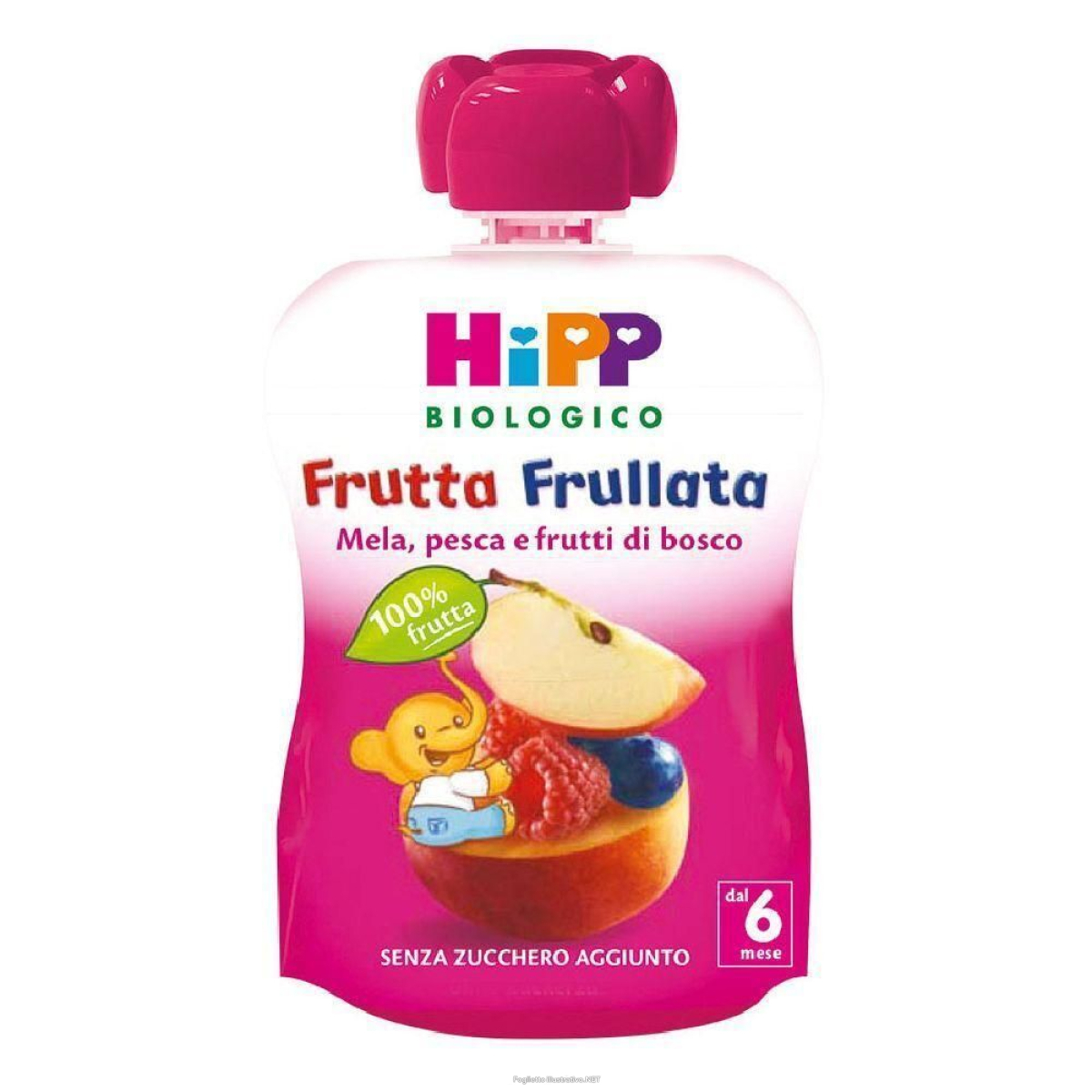 Trova prezzi di hipp biologico fruta frullata mela, pesca e frutti di bosco 4x90 g sci e compra online