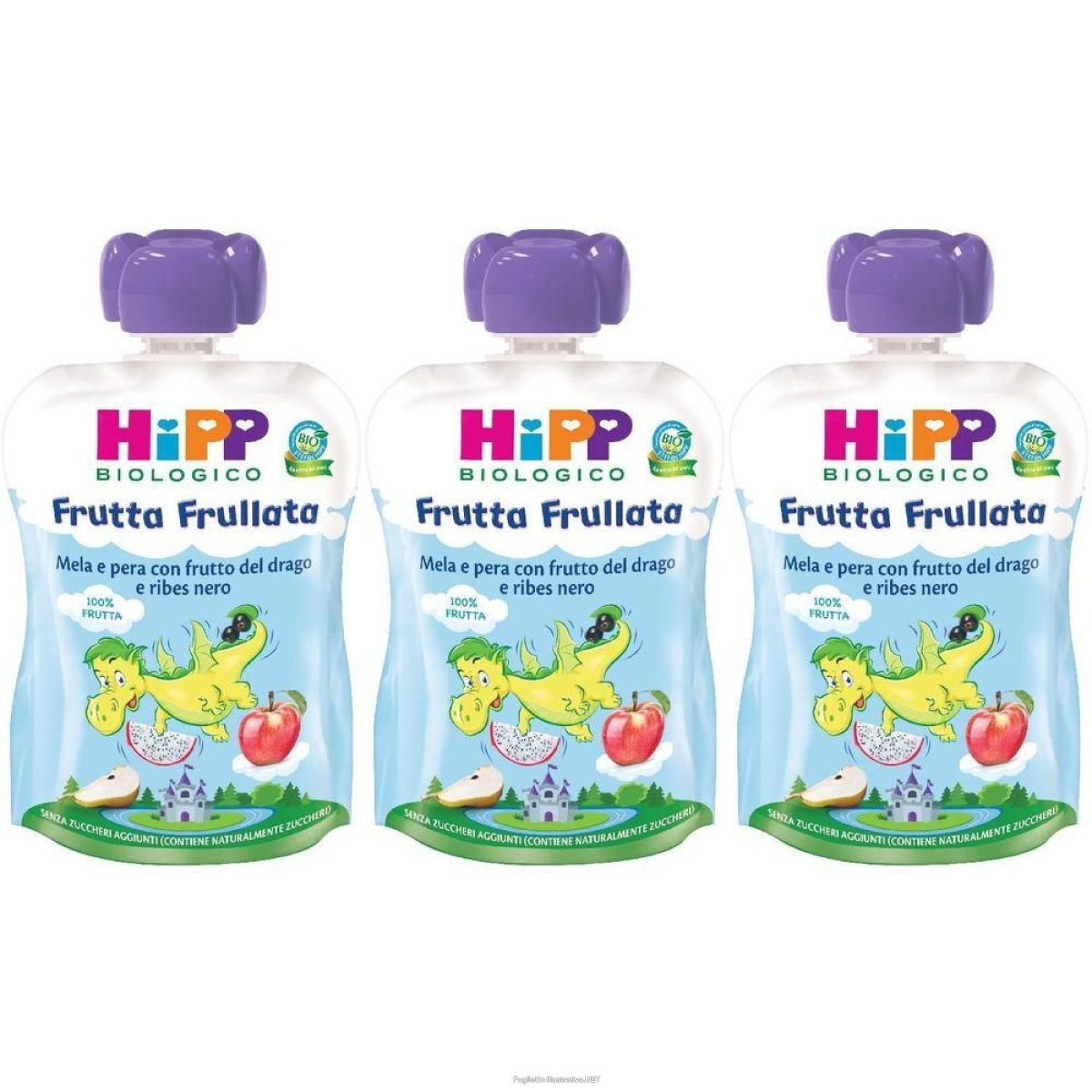 Trova prezzi di hipp biologico frutta frullata pera e mela frutto del drago ribes ne e compra online